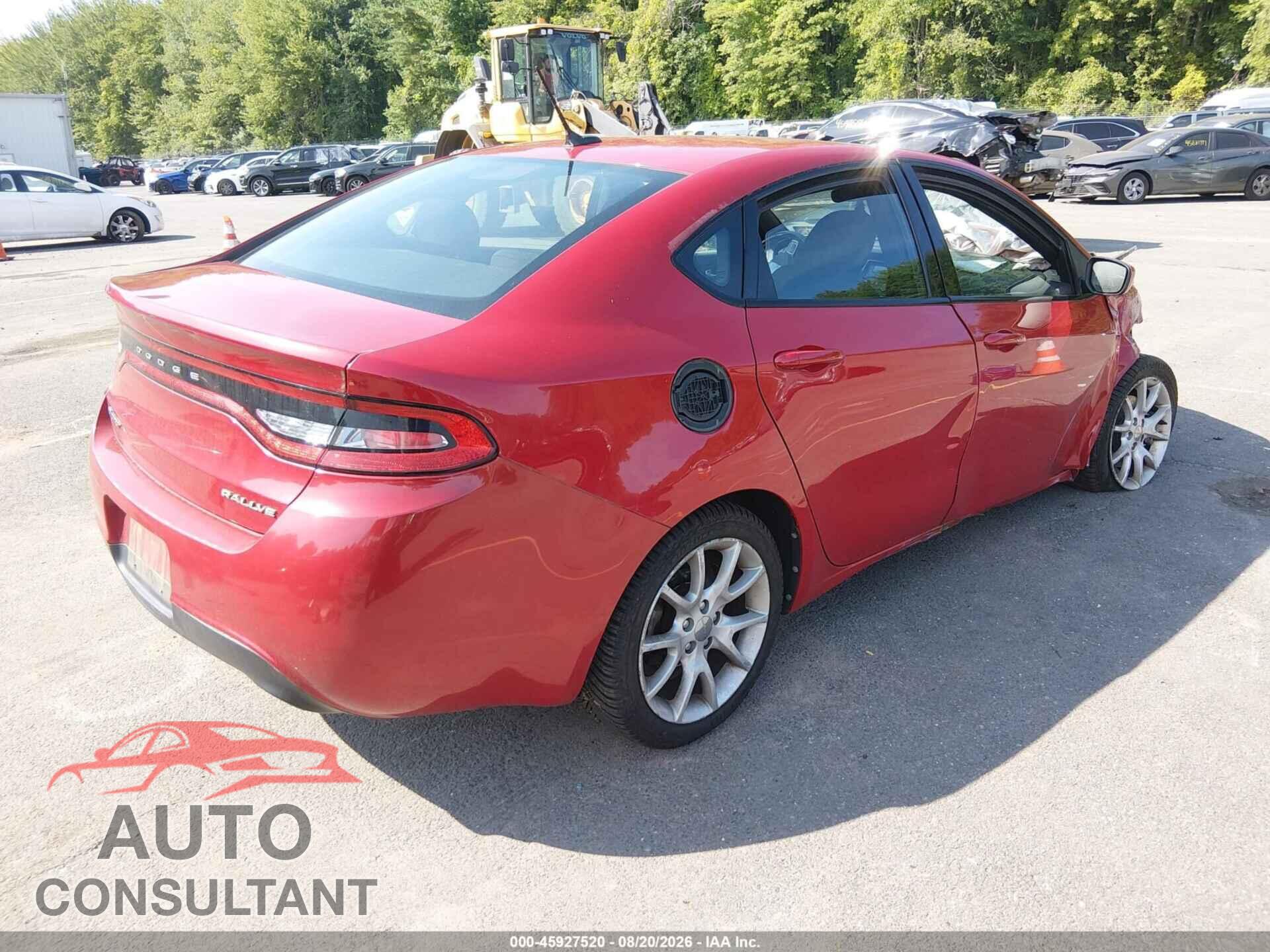 DODGE DART 2013 - 1C3CDFBA0DD268138