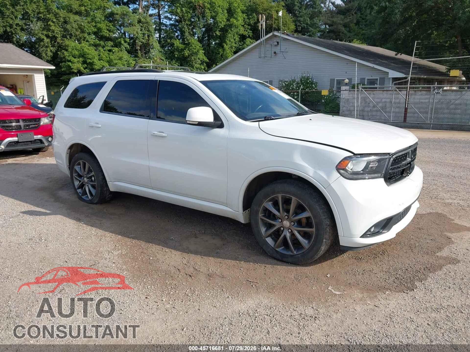 DODGE DURANGO 2017 - 1C4RDJDGXHC961059