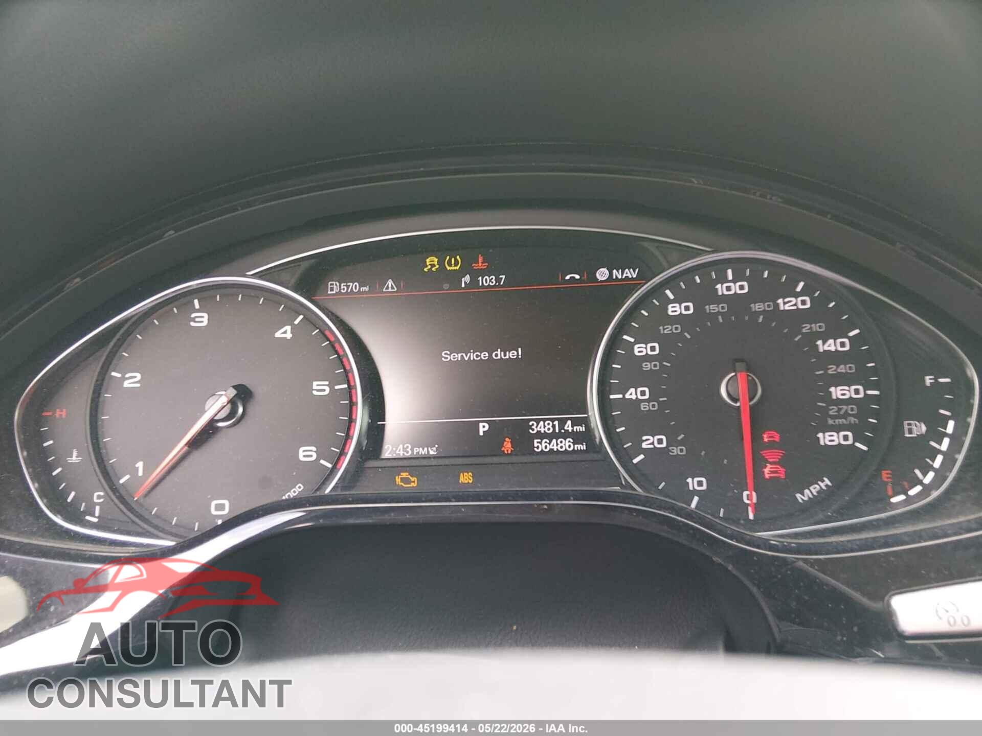 AUDI A8 L 2014 - WAURMAFD8EN001075