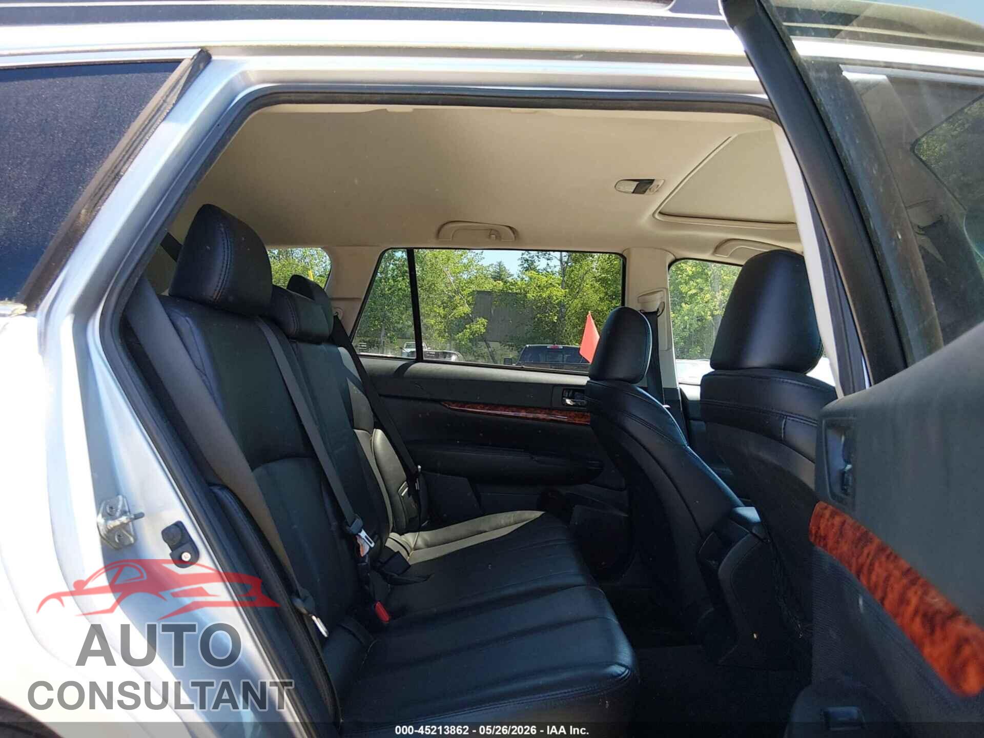 SUBARU OUTBACK 2012 - 4S4BRBKC9C3243614