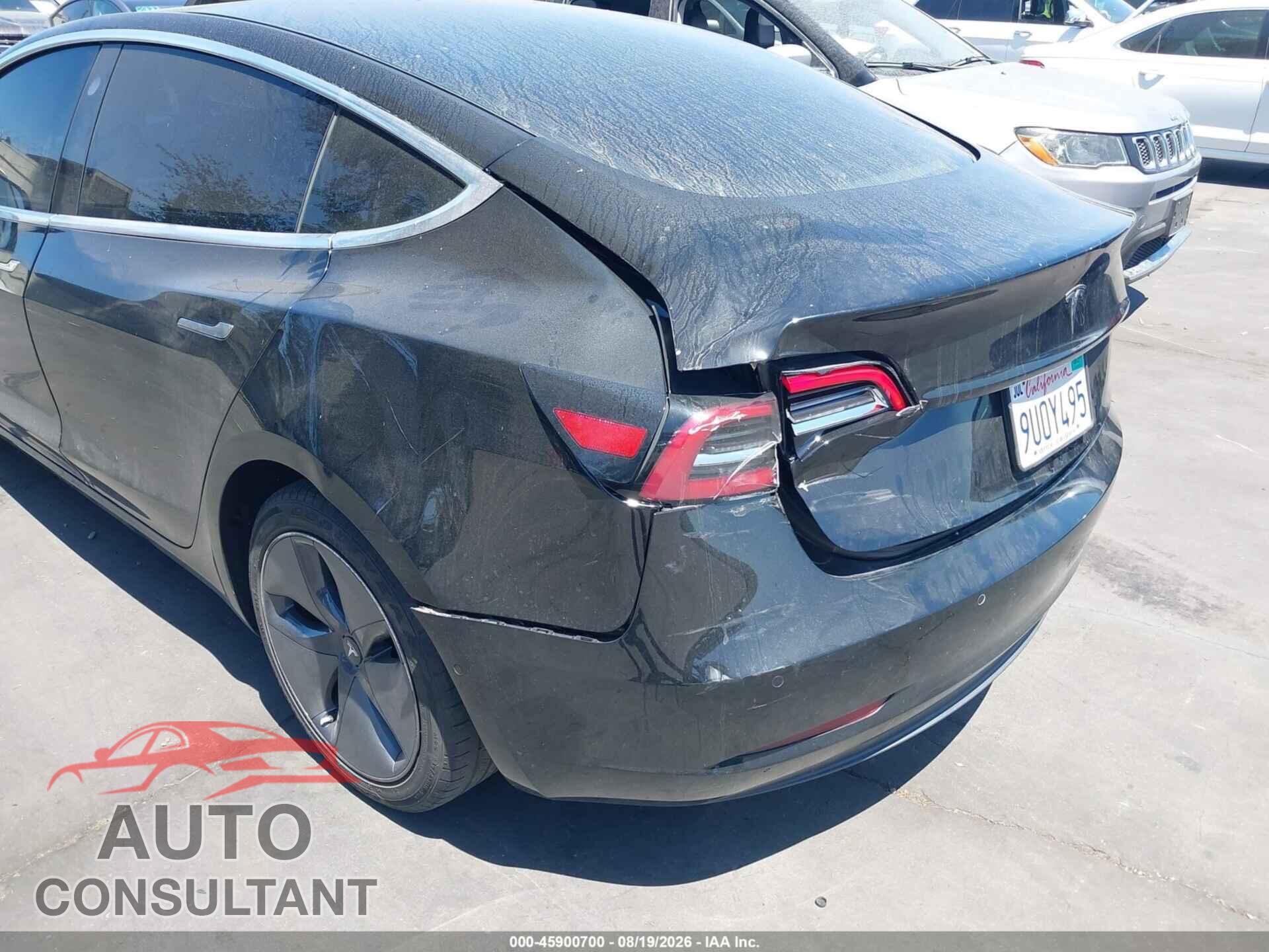 TESLA MODEL 3 2019 - 5YJ3E1EA5KF399384