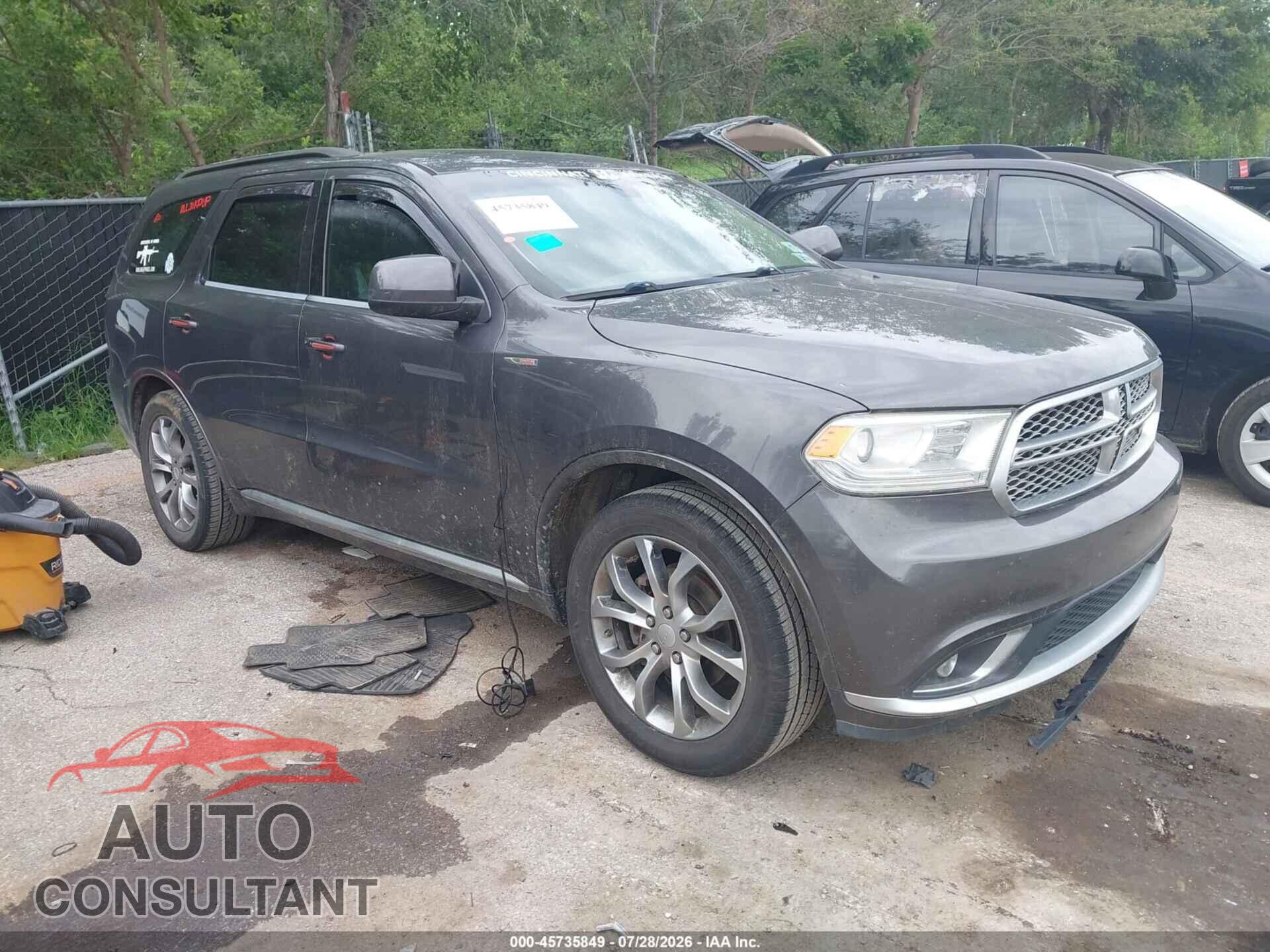 DODGE DURANGO 2017 - 1C4RDHAG9HC883502