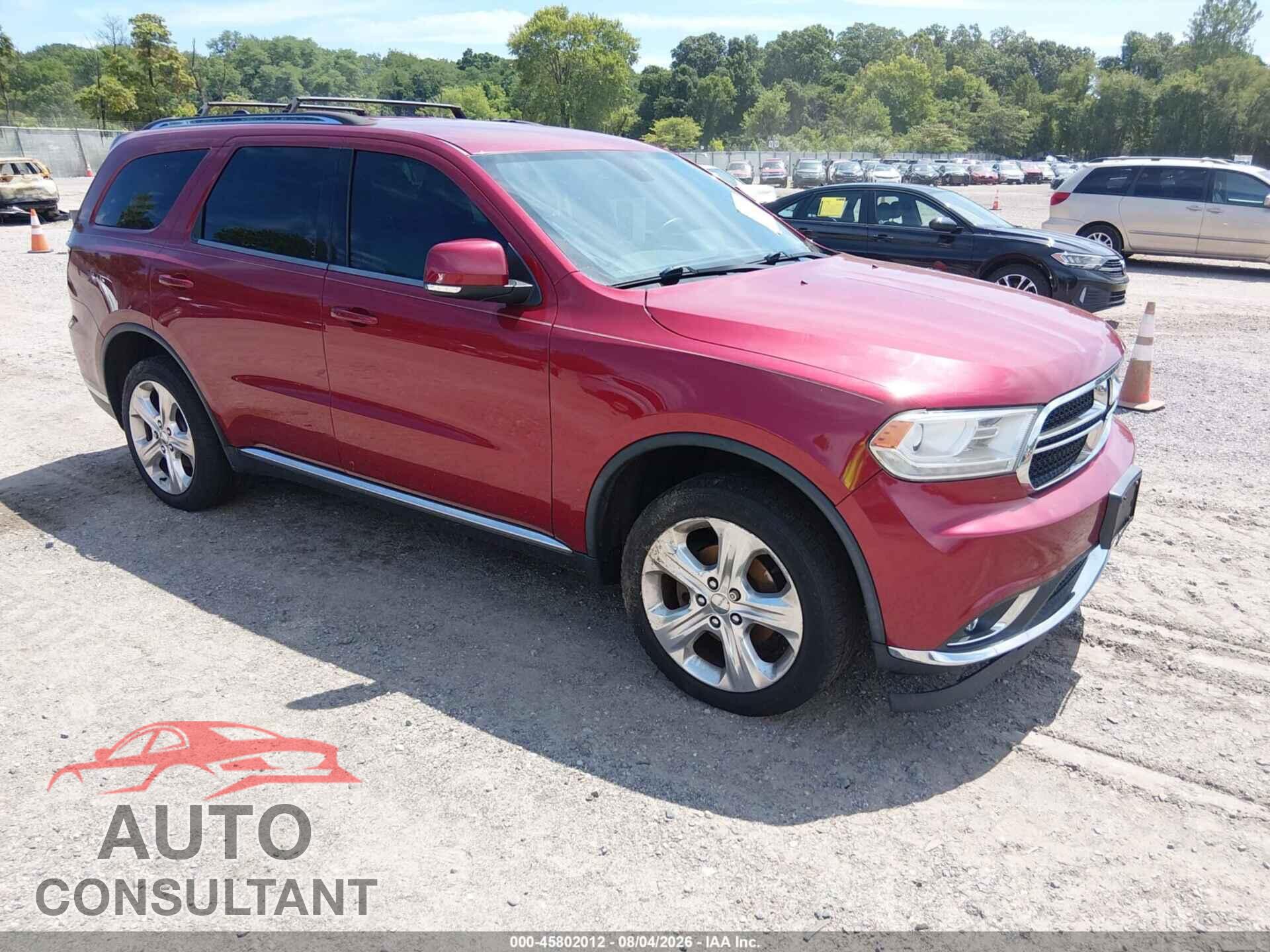 DODGE DURANGO 2014 - 1C4RDJDG7EC337263