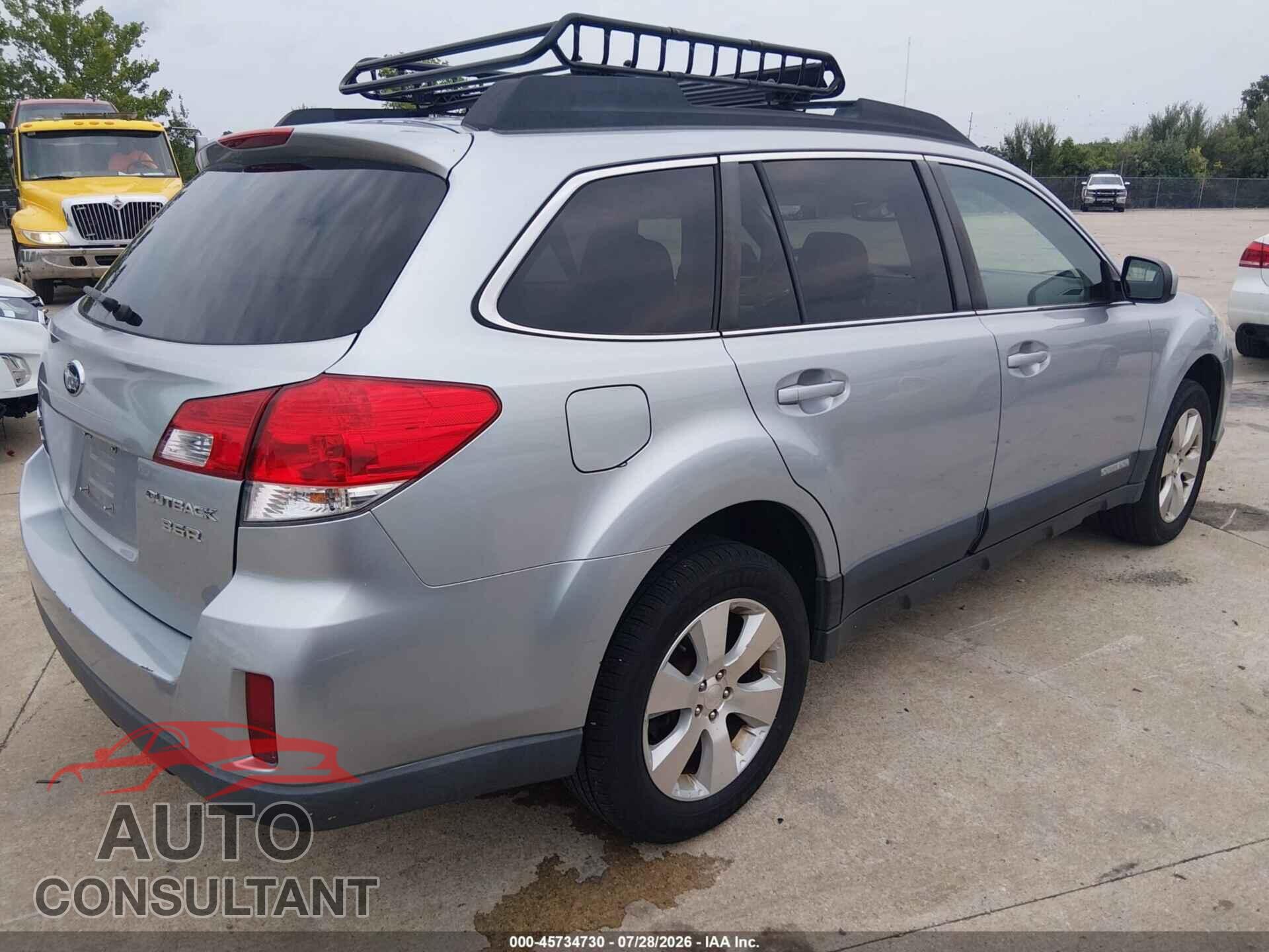 SUBARU OUTBACK 2012 - 4S4BRDGC3C2230853