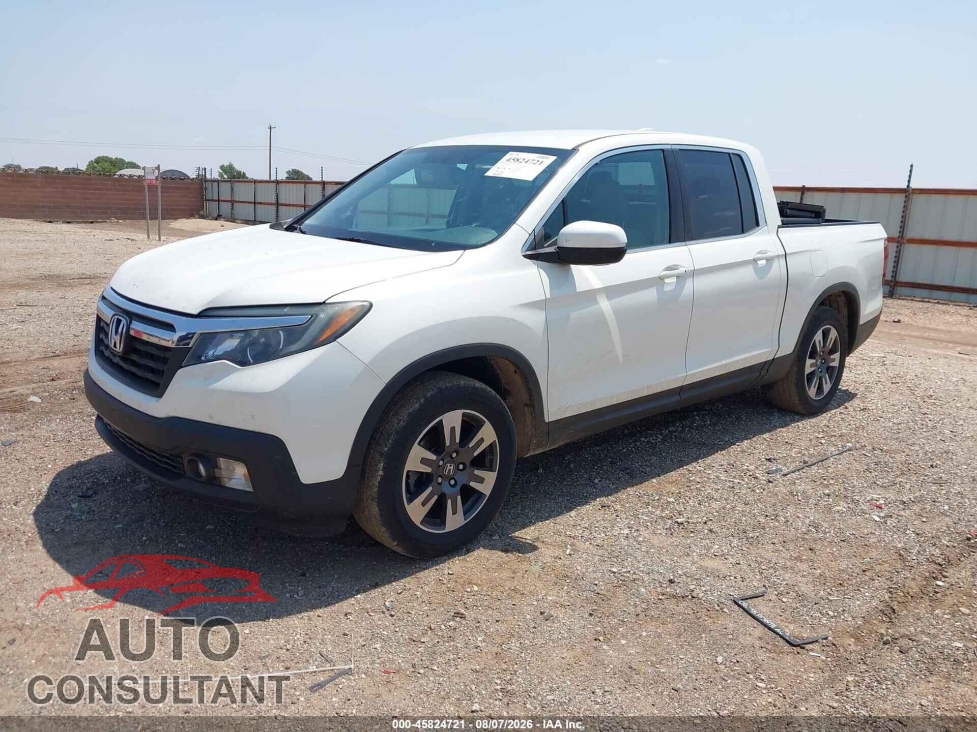 HONDA RIDGELINE 2017 - 5FPYK2F68HB011093