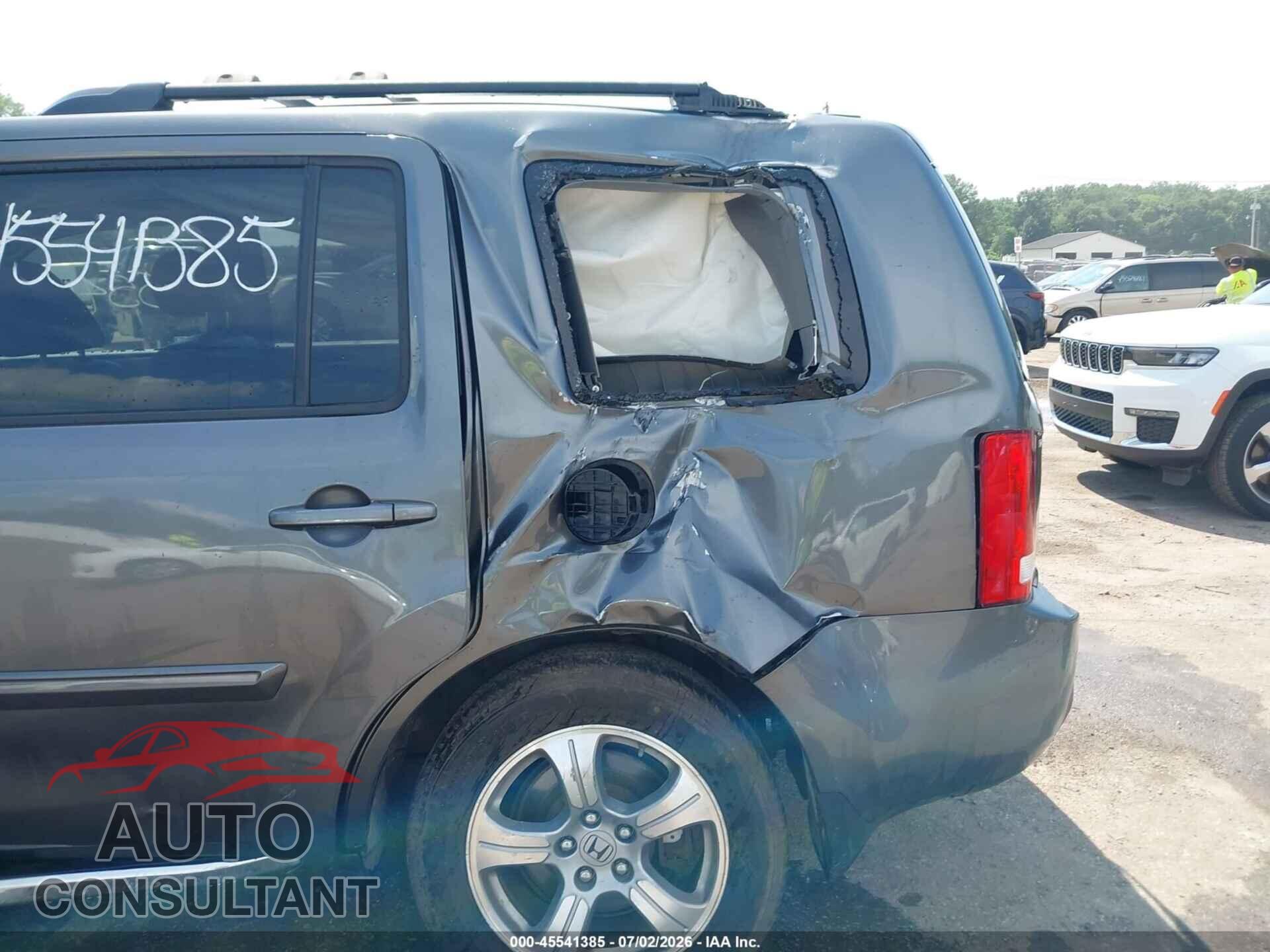 HONDA PILOT 2012 - 5FNYF4H59CB083992