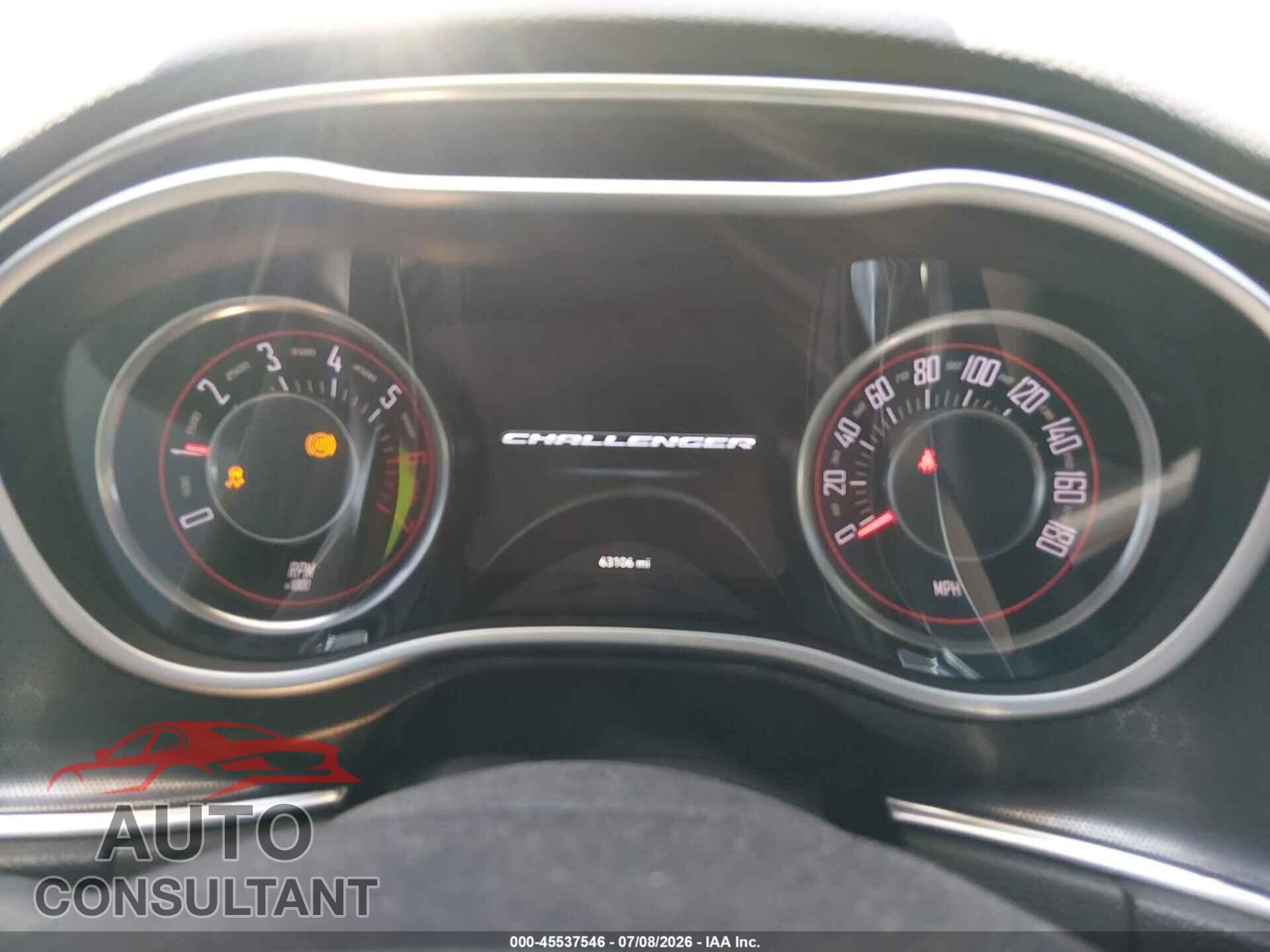 DODGE CHALLENGER 2016 - 2C3CDZFJ2GH101606