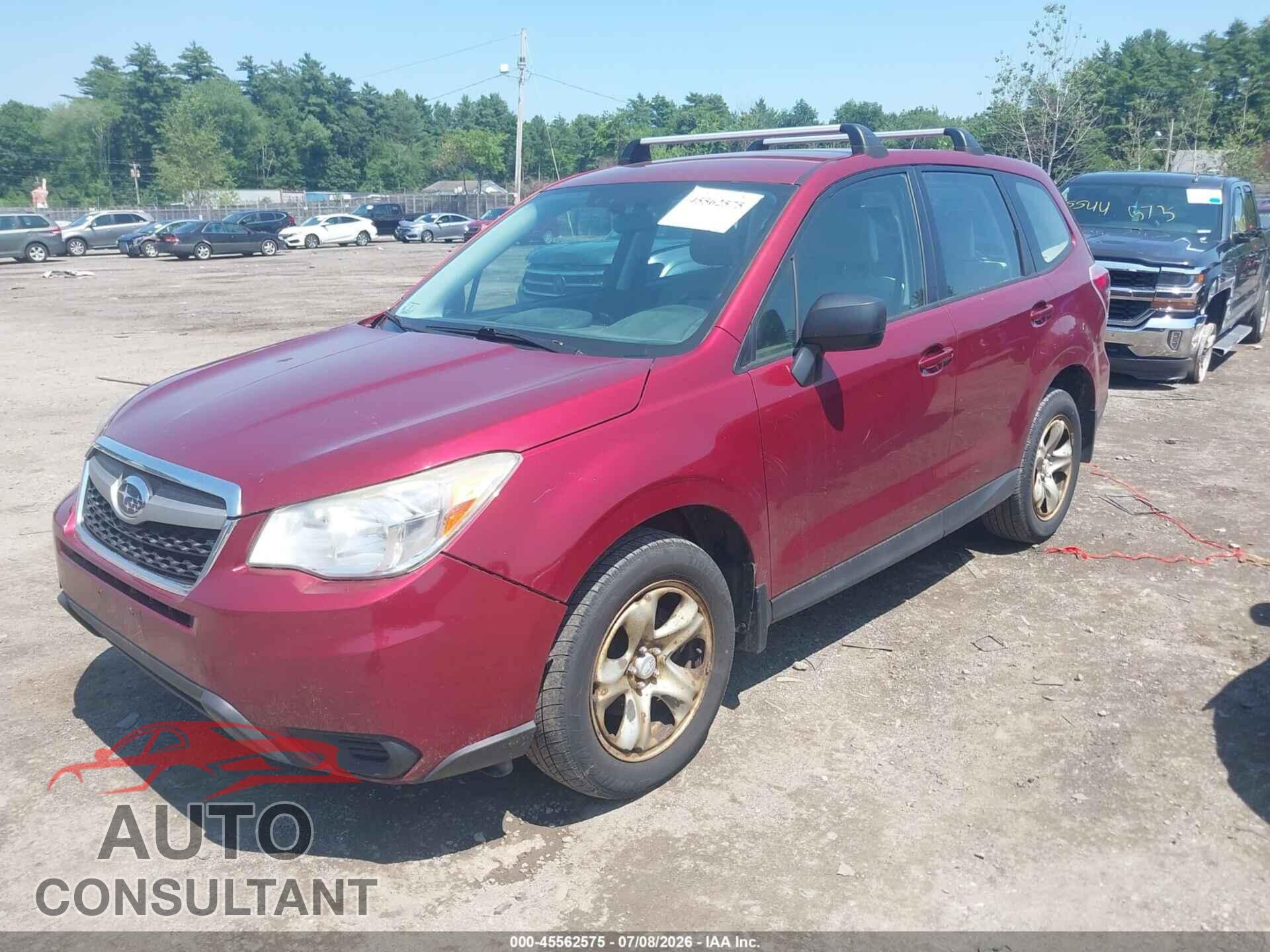 SUBARU FORESTER 2014 - JF2SJAAC2EH405002