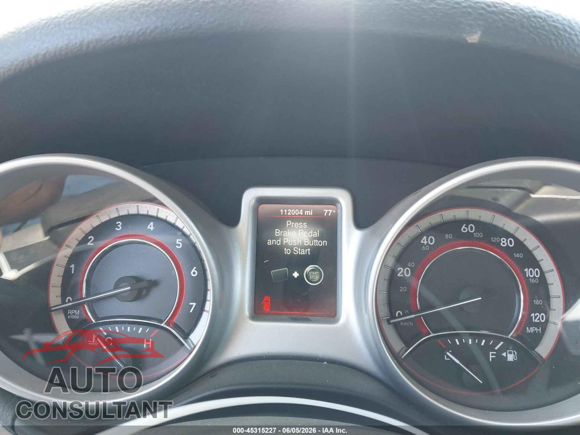 DODGE JOURNEY 2014 - 3C4PDCAB3ET192528
