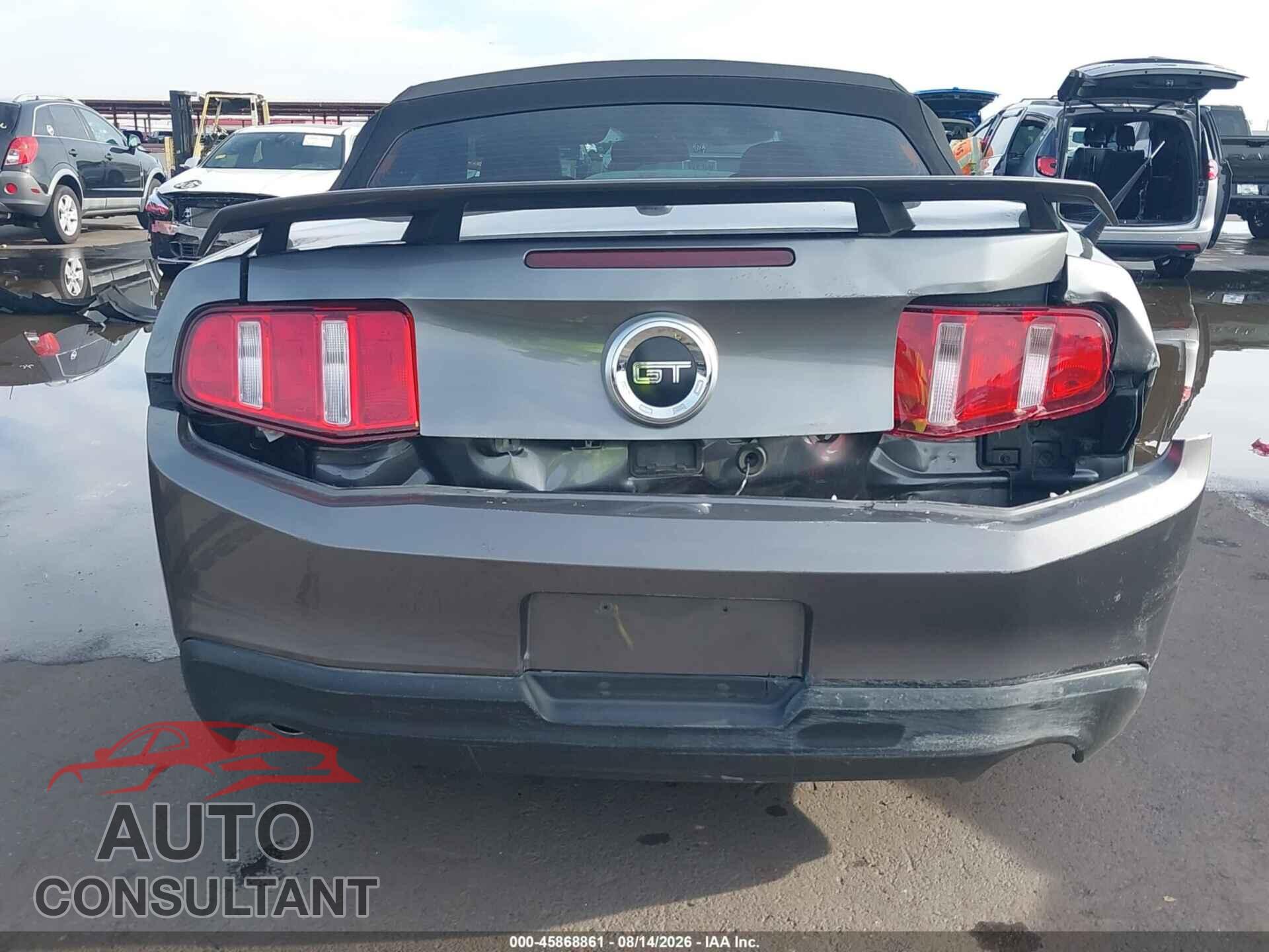 FORD MUSTANG 2010 - 1ZVBP8FH0A5119829