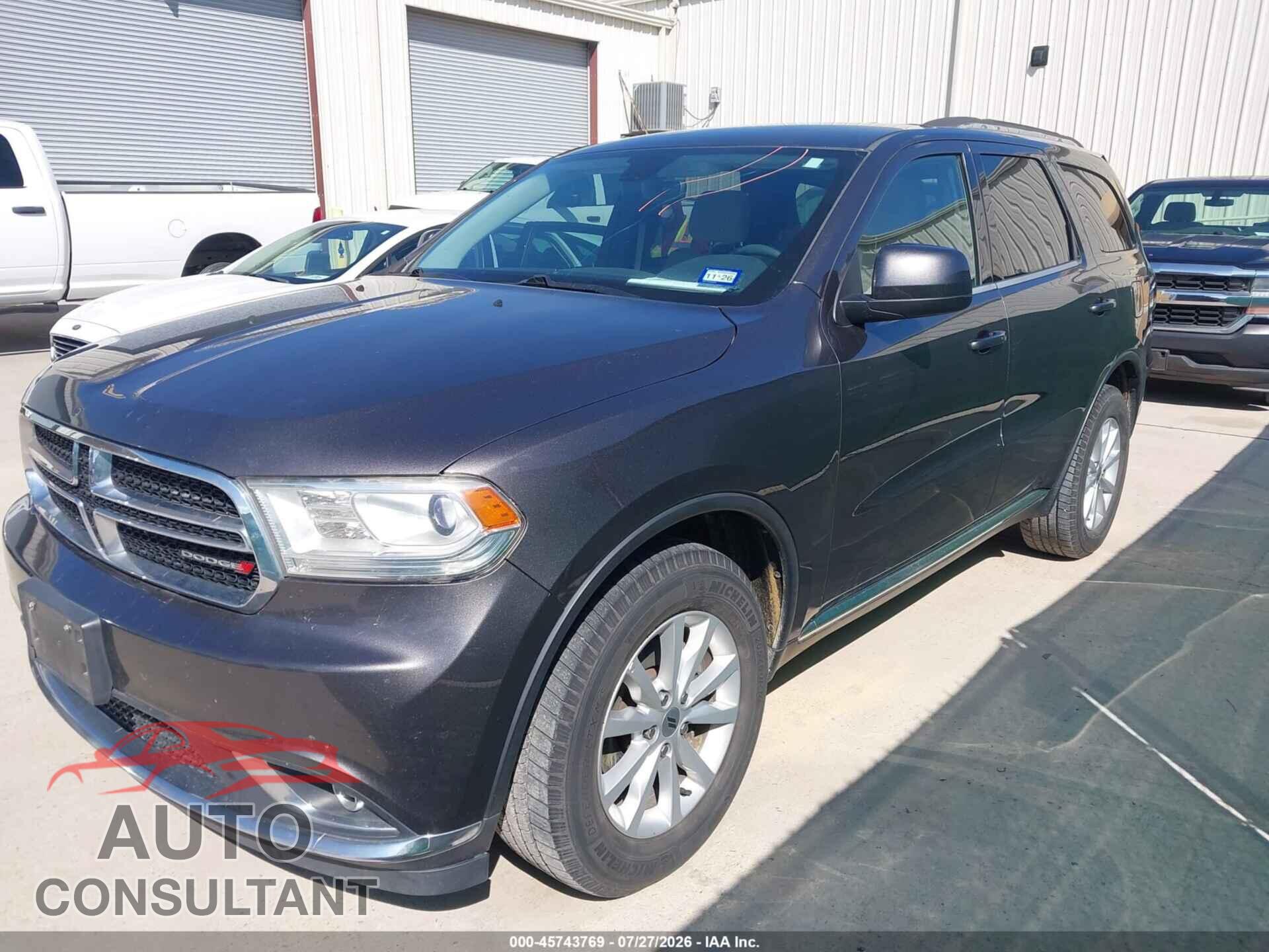 DODGE DURANGO 2019 - 1C4RDJAG7KC844633