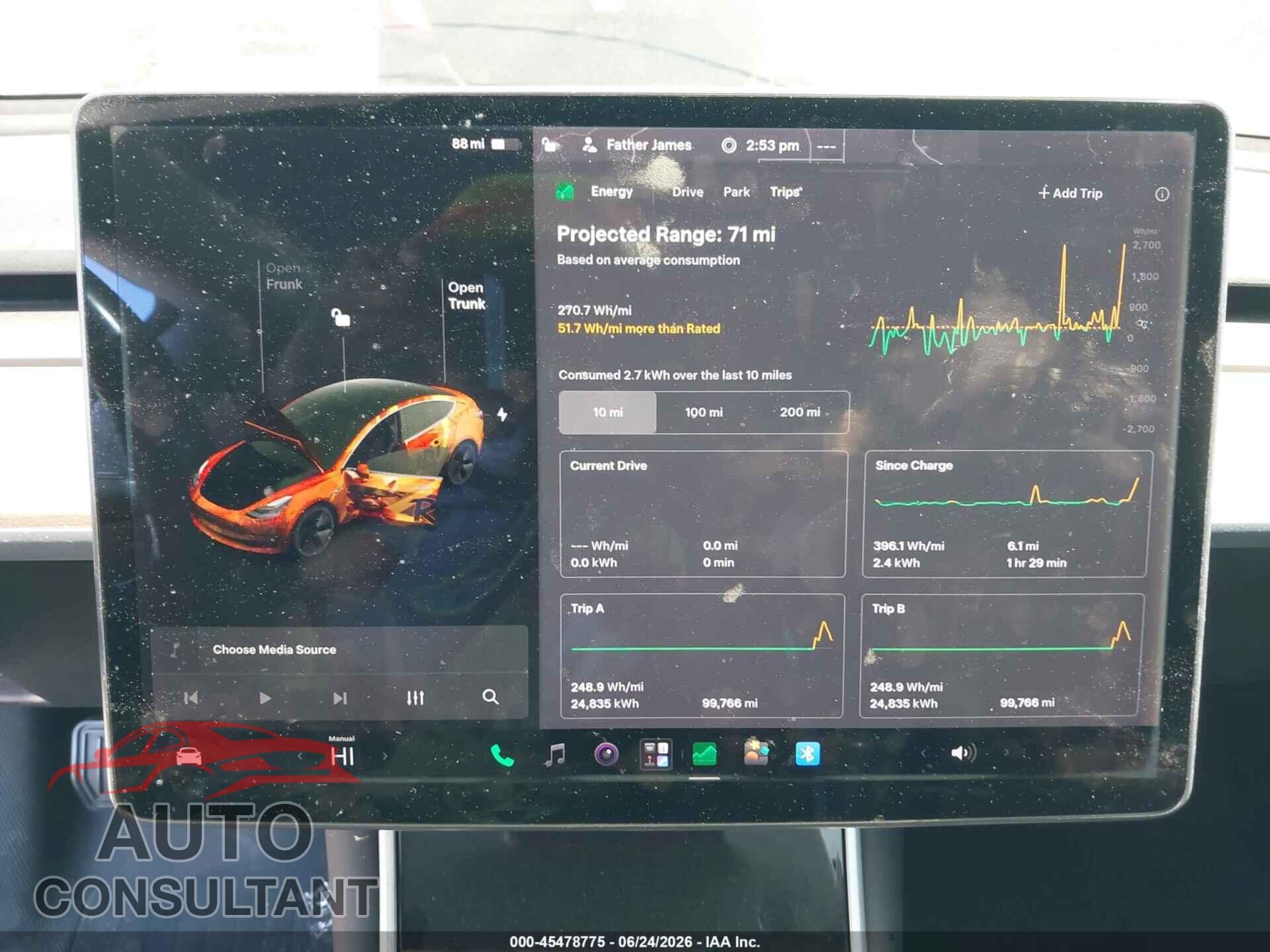 TESLA MODEL 3 2019 - 5YJ3E1EA3KF321475
