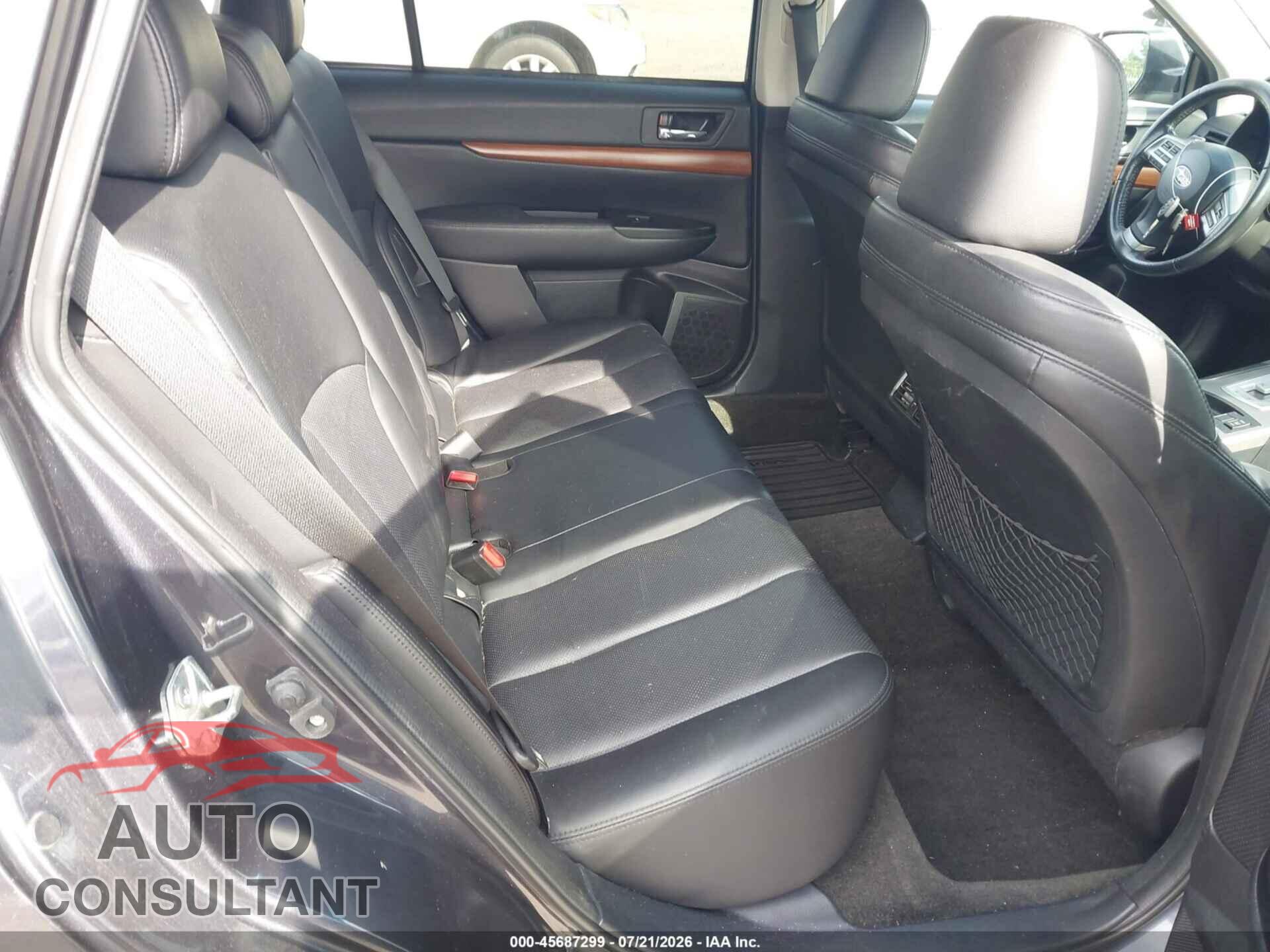 SUBARU OUTBACK 2013 - 4S4BRBLC9D3289931
