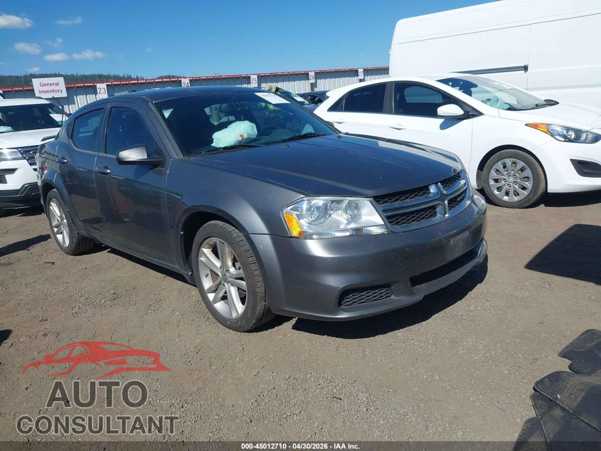 DODGE AVENGER 2013 - 1C3CDZAG5DN677513
