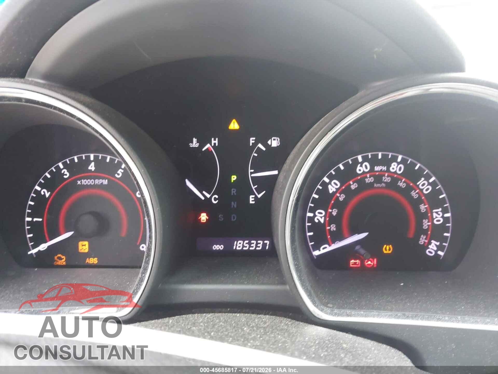 TOYOTA HIGHLANDER 2013 - 5TDDK3EH8DS257941