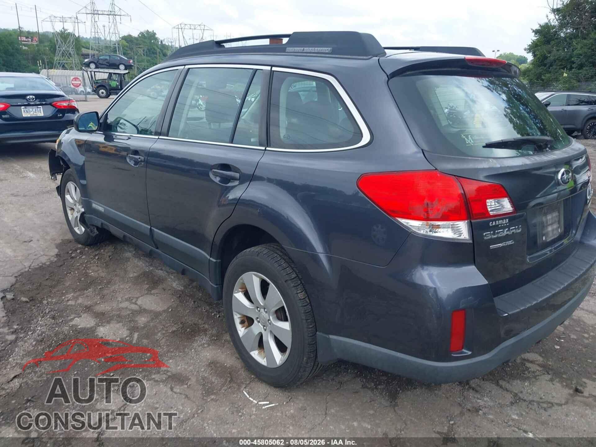 SUBARU OUTBACK 2012 - 4S4BRBAC8C3269378