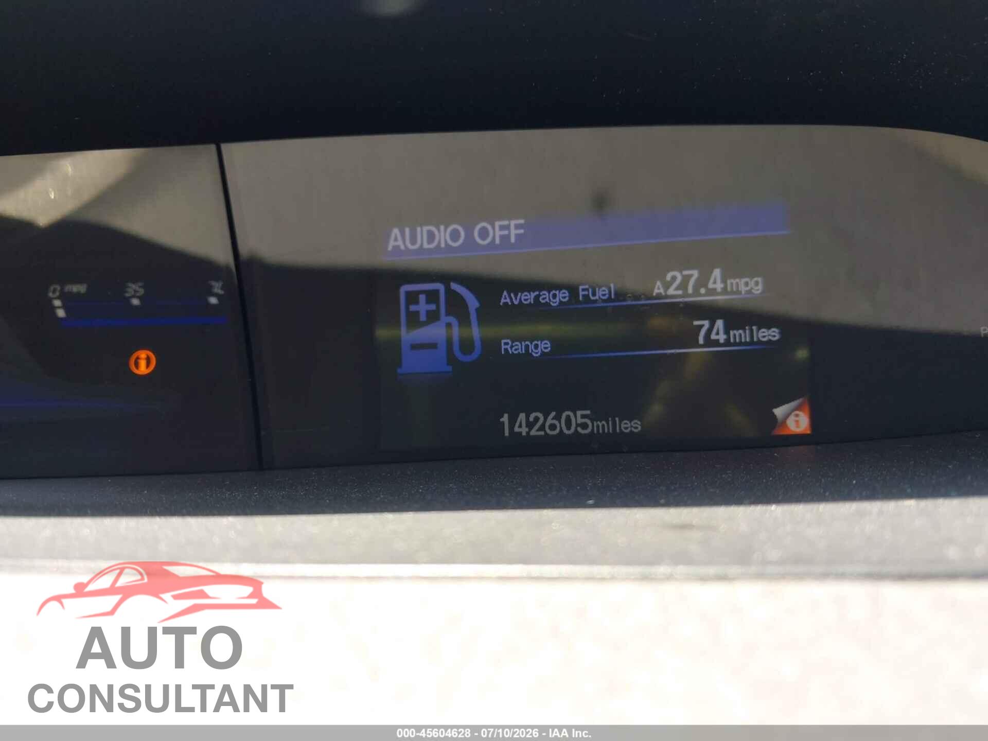 HONDA CIVIC 2012 - 19XFB2F58CE382616