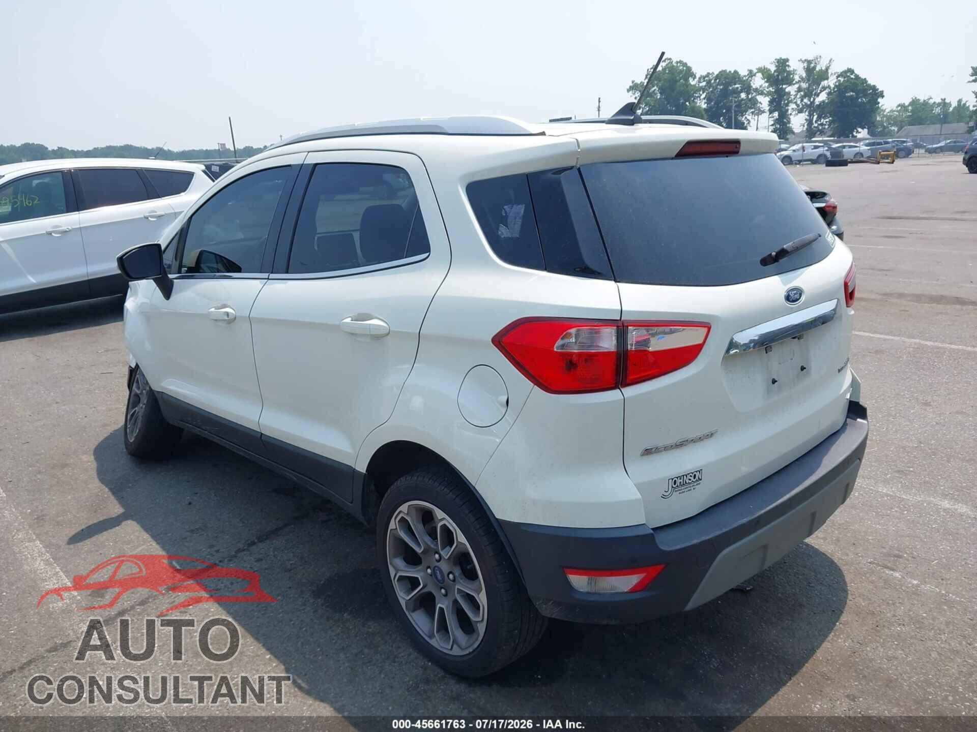 FORD ECOSPORT 2020 - MAJ6S3KL4LC330150