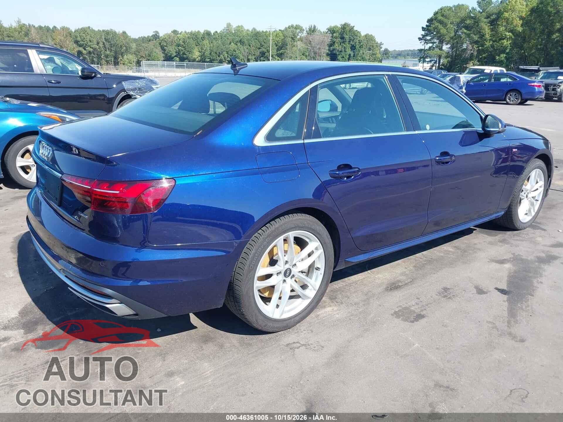AUDI A4 2021 - WAUDAAF47MN007676