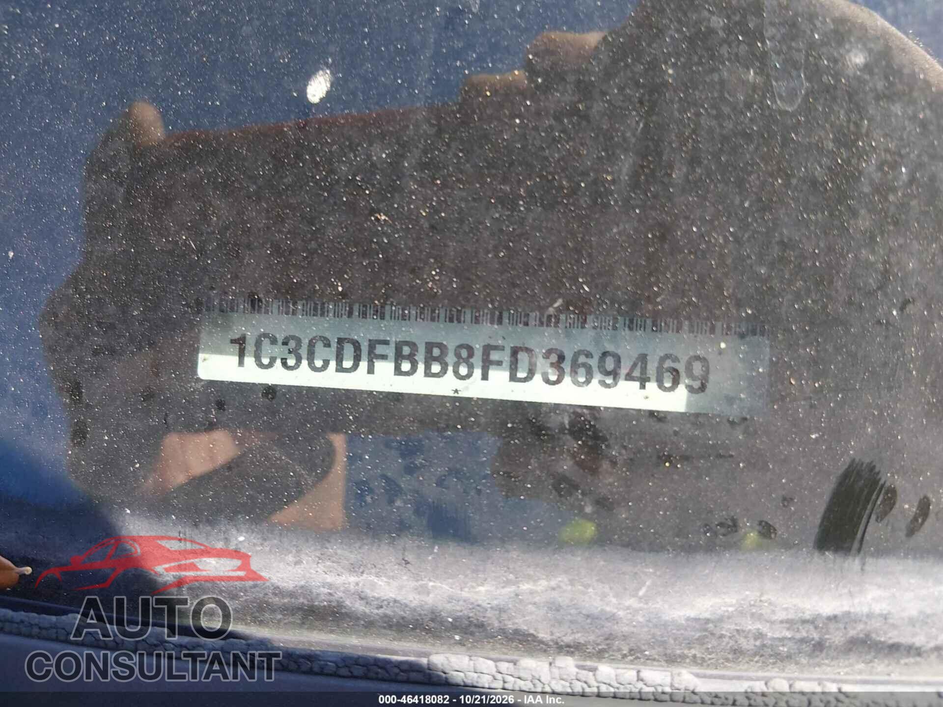 DODGE DART 2015 - 1C3CDFBB8FD369469