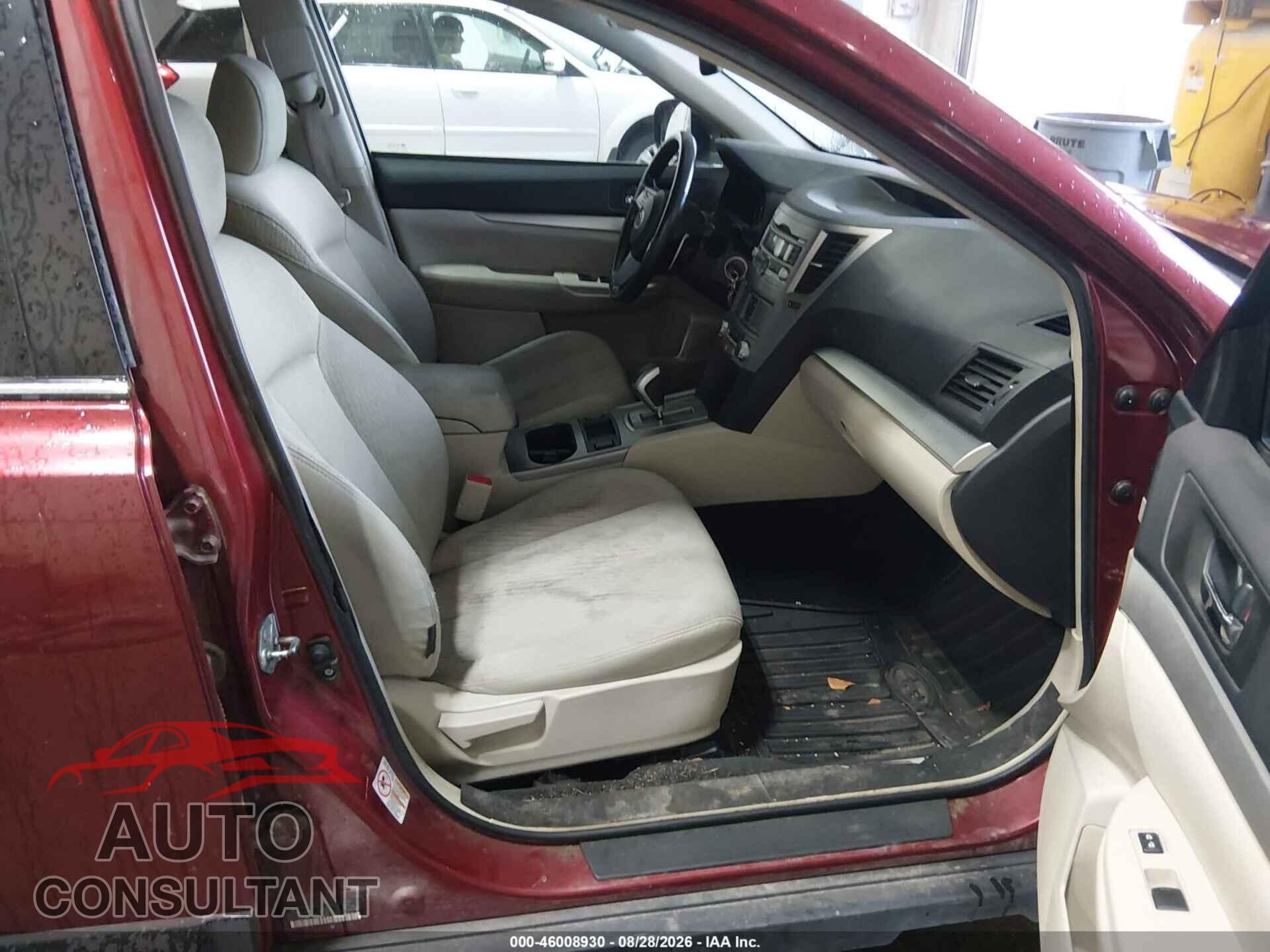 SUBARU OUTBACK 2011 - 4S4BRBCC3B3407579