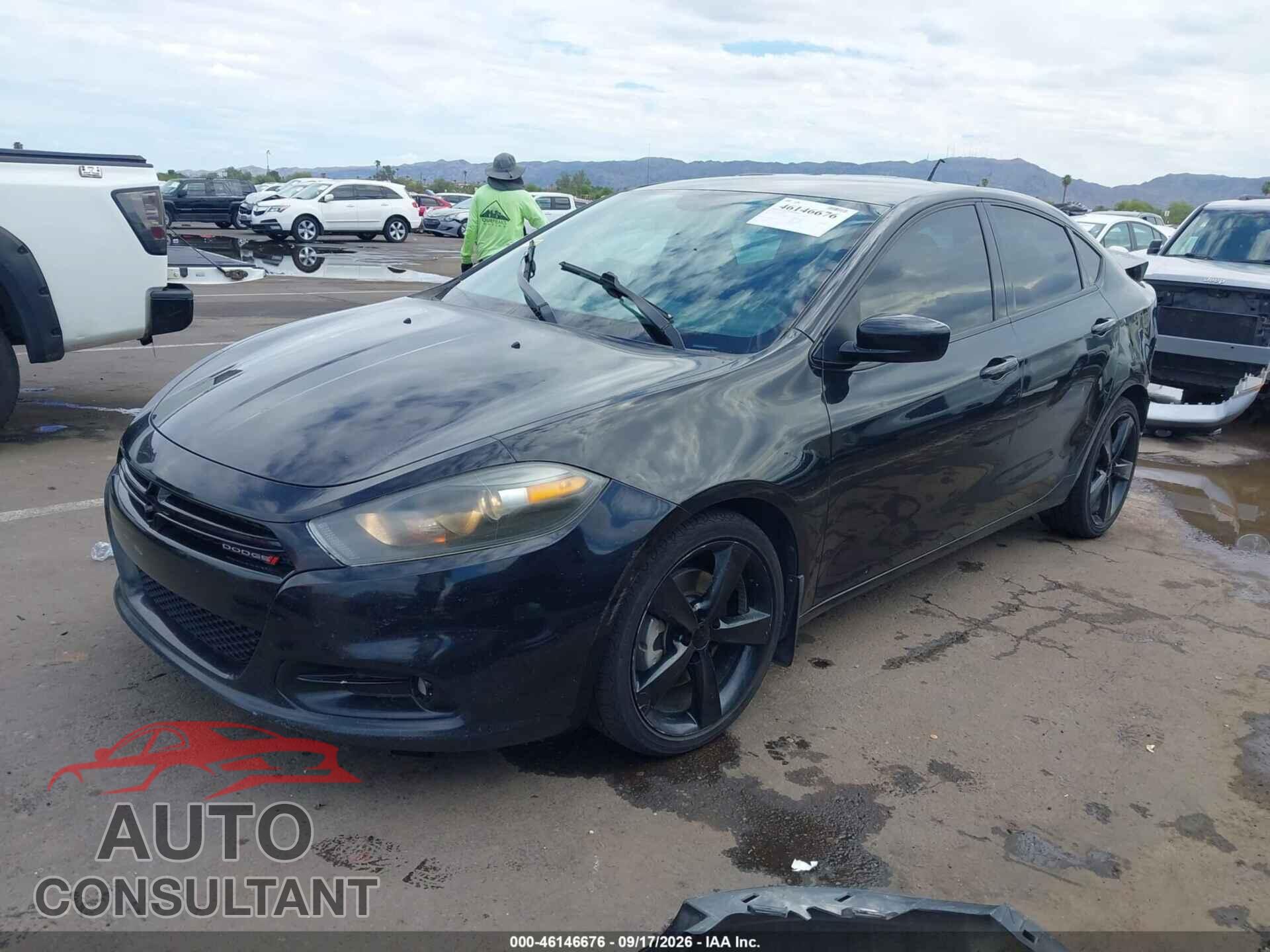 DODGE DART 2015 - 1C3CDFBB1FD200443