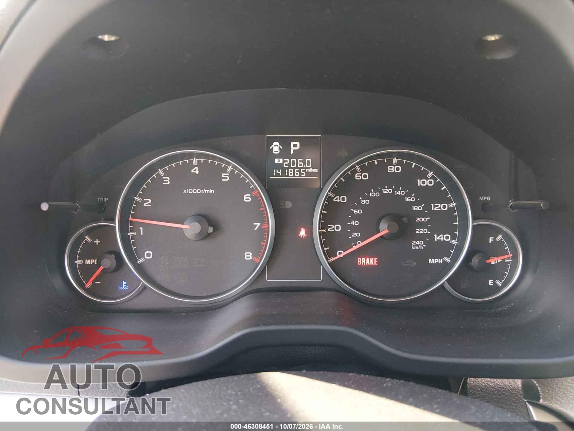SUBARU OUTBACK 2013 - 4S4BRBGC7D3242018