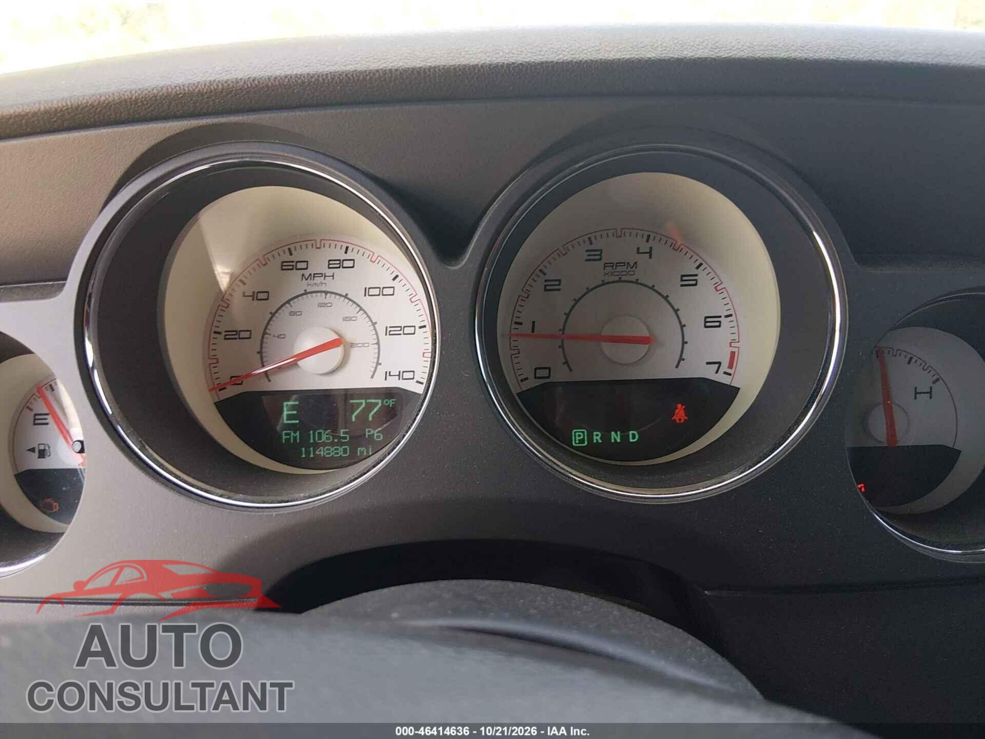 DODGE CHALLENGER 2013 - 2C3CDYAG8DH562214
