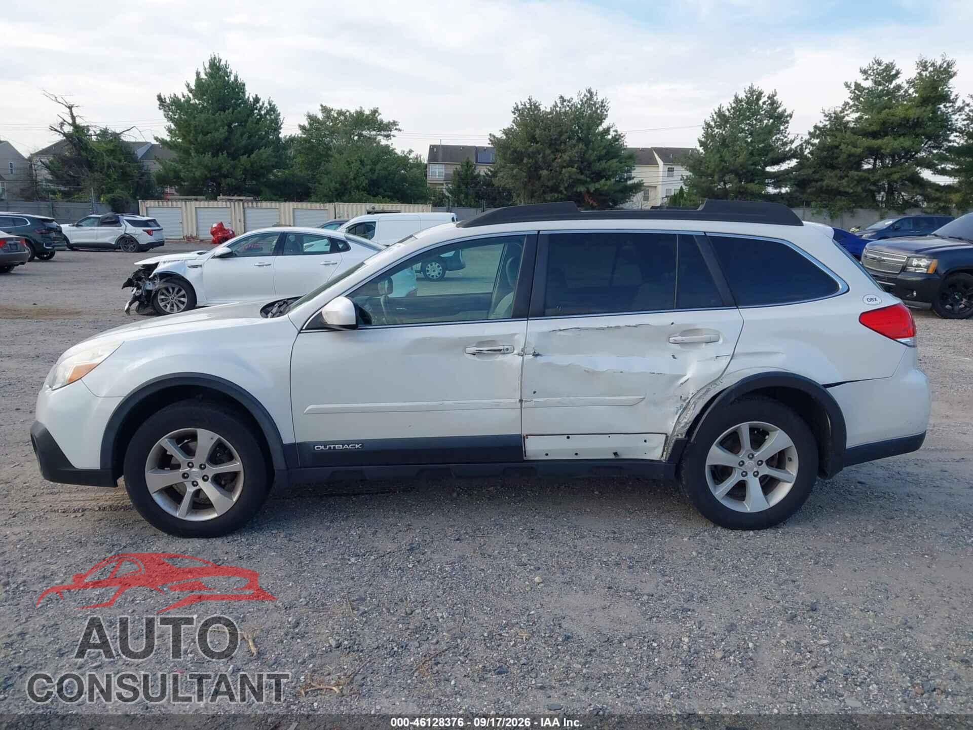 SUBARU OUTBACK 2014 - 4S4BRBLC4E3328121