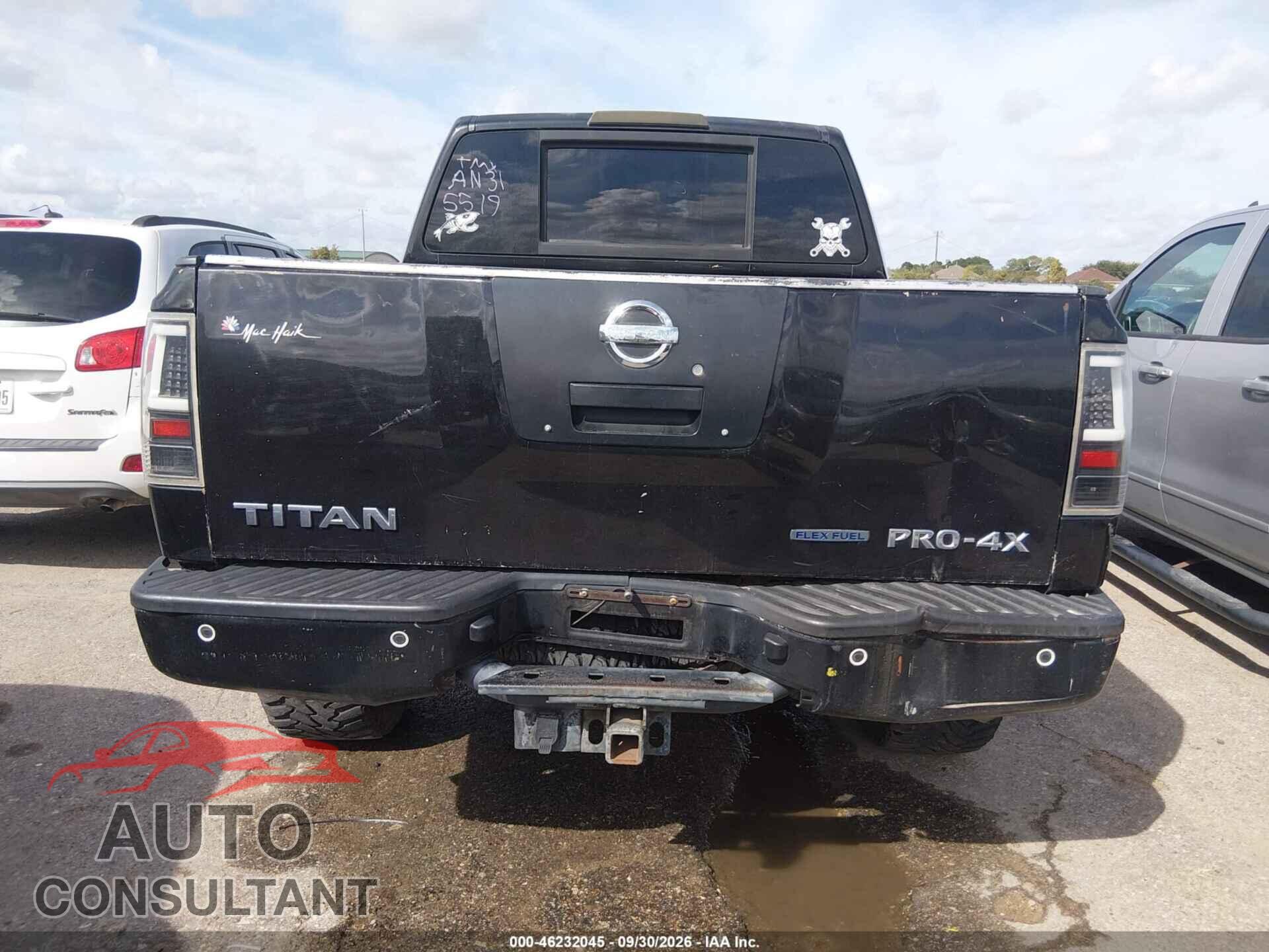 NISSAN TITAN 2010 - 1N6BA0EC0AN315519