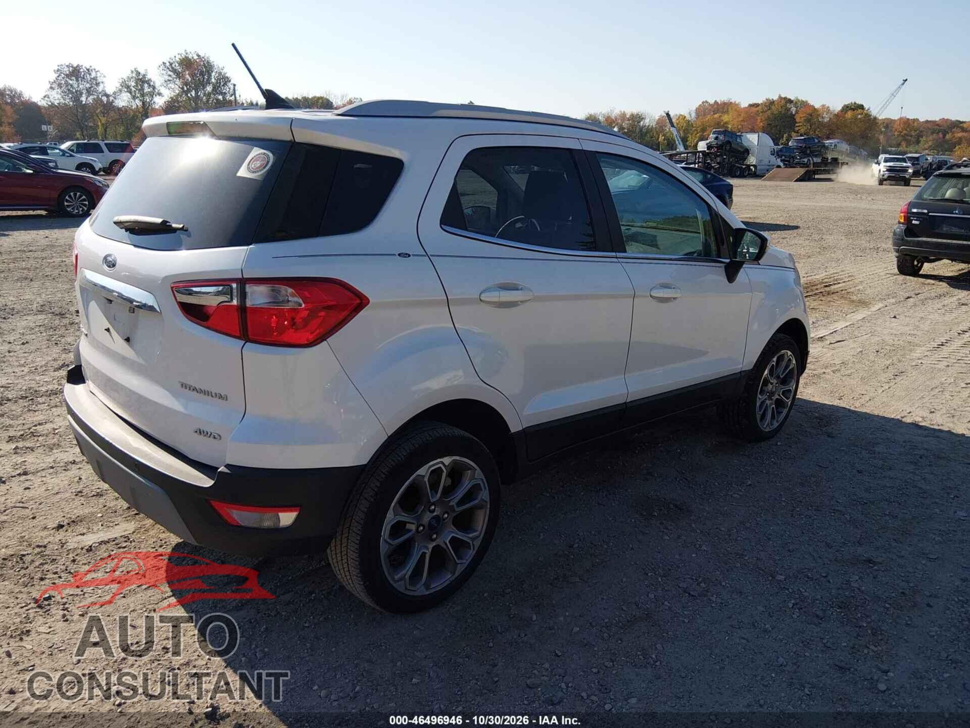 FORD ECOSPORT 2019 - MAJ6S3KL3KC263958