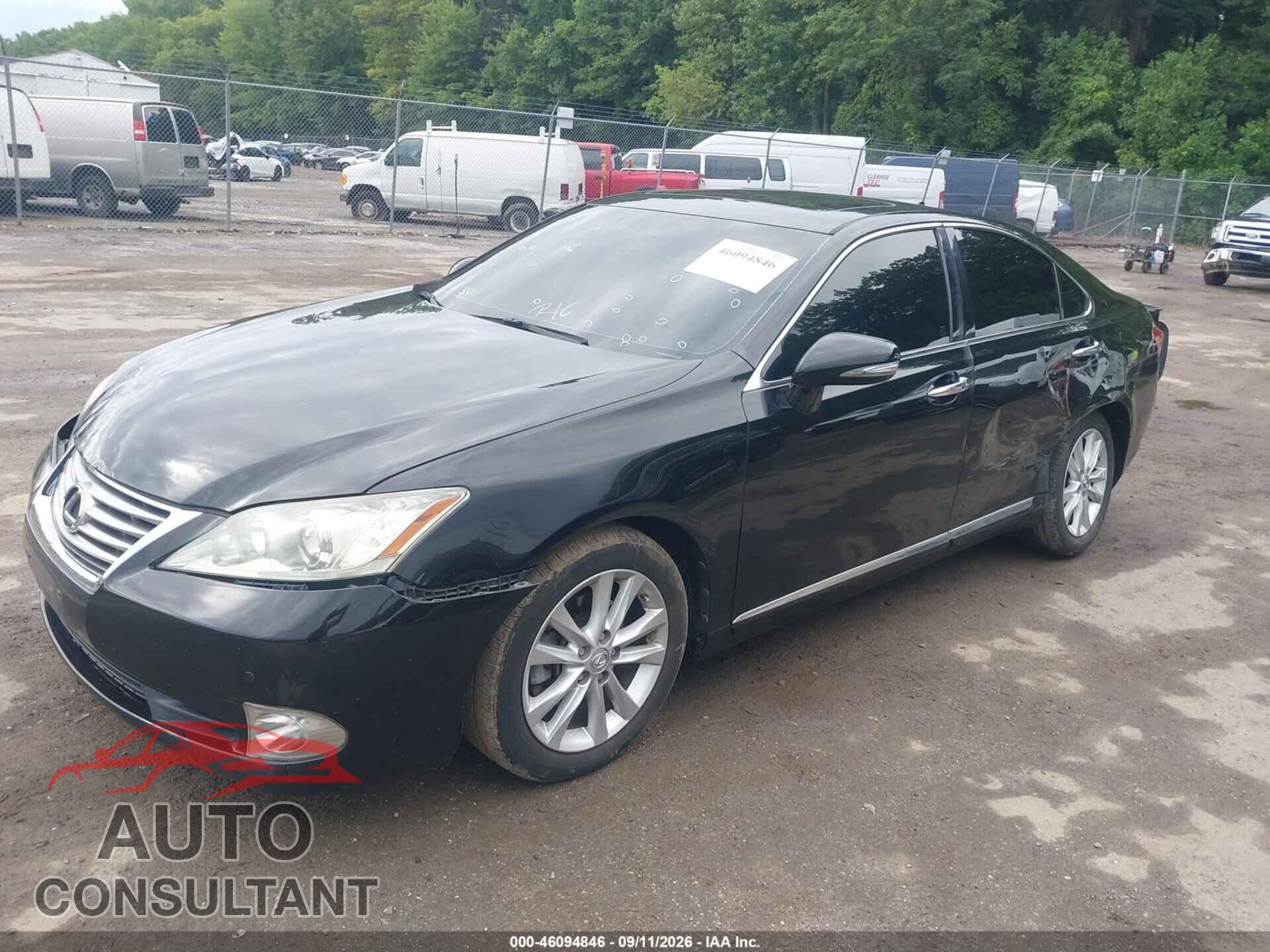 LEXUS ES 350 2012 - JTHBK1EG3C2505357