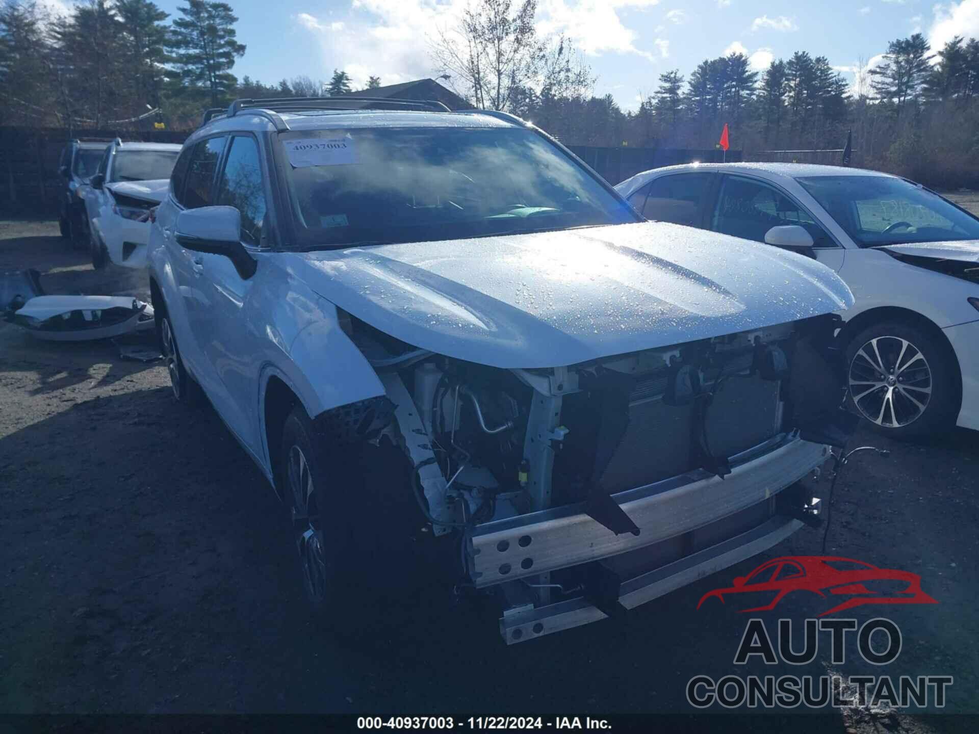 TOYOTA HIGHLANDER 2022 - 5TDGZRBH7NS205346