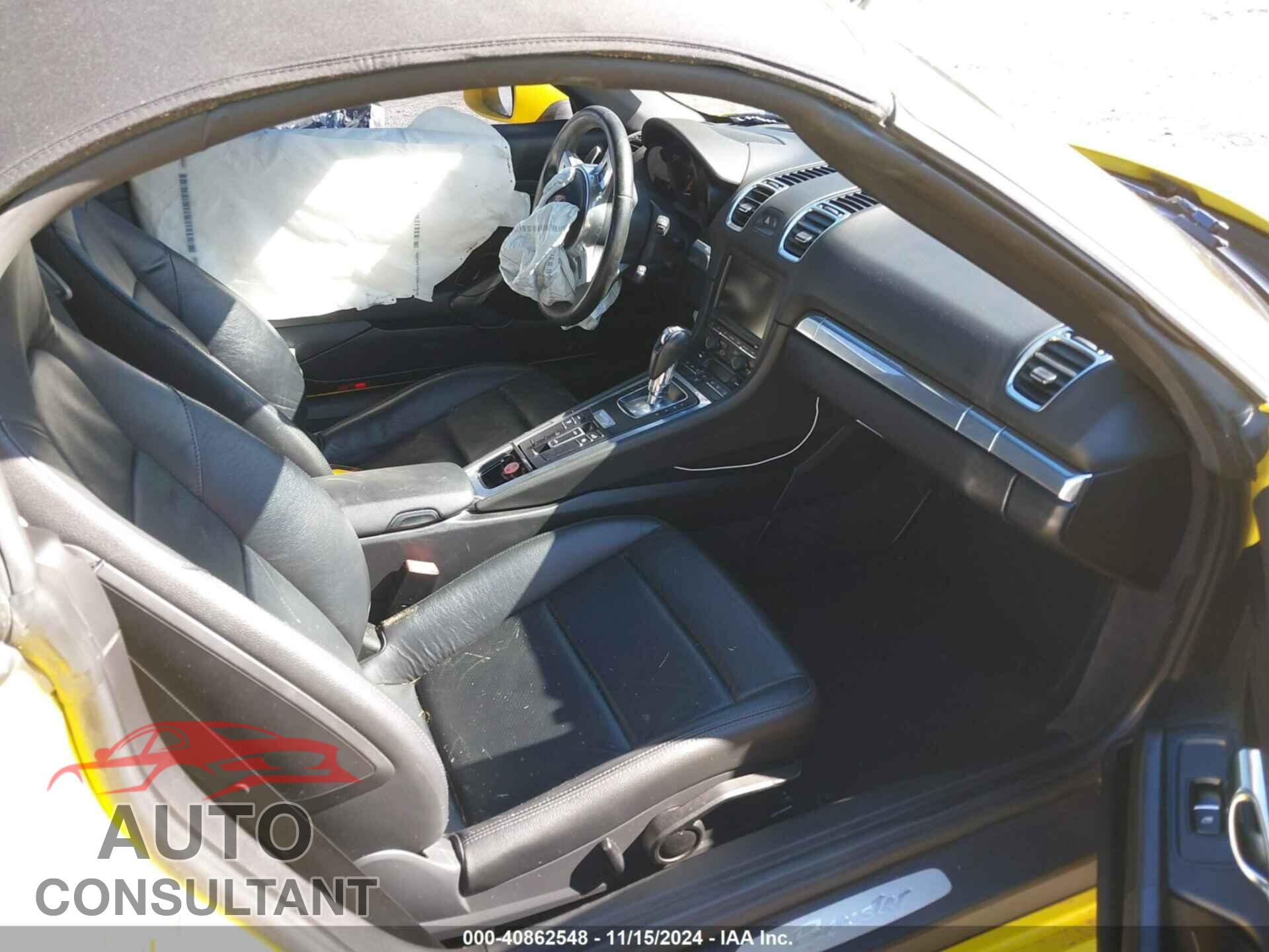 PORSCHE BOXSTER 2015 - WP0CA2A82FS120843
