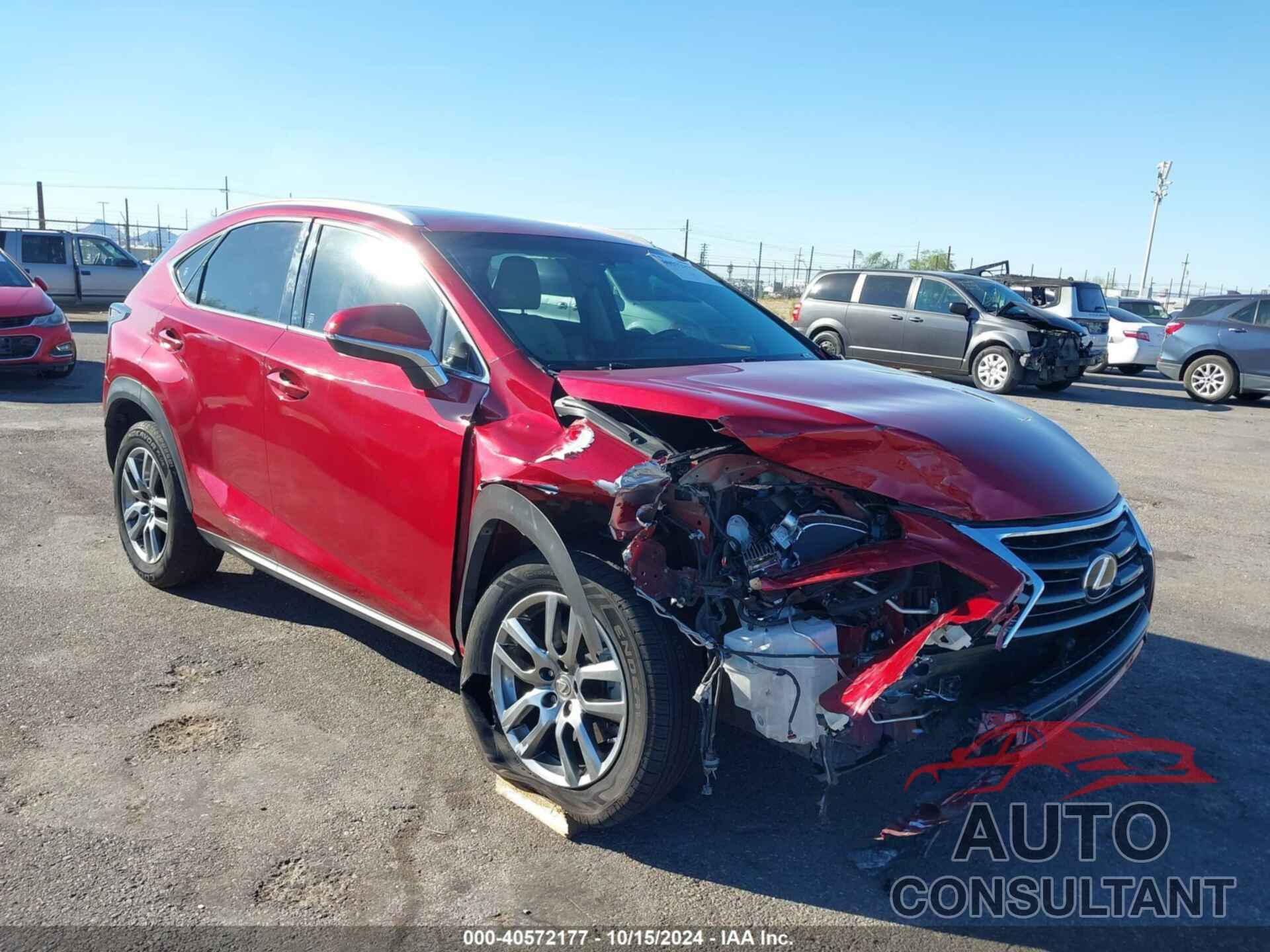 LEXUS NX 200T 2016 - JTJYARBZ9G2039035