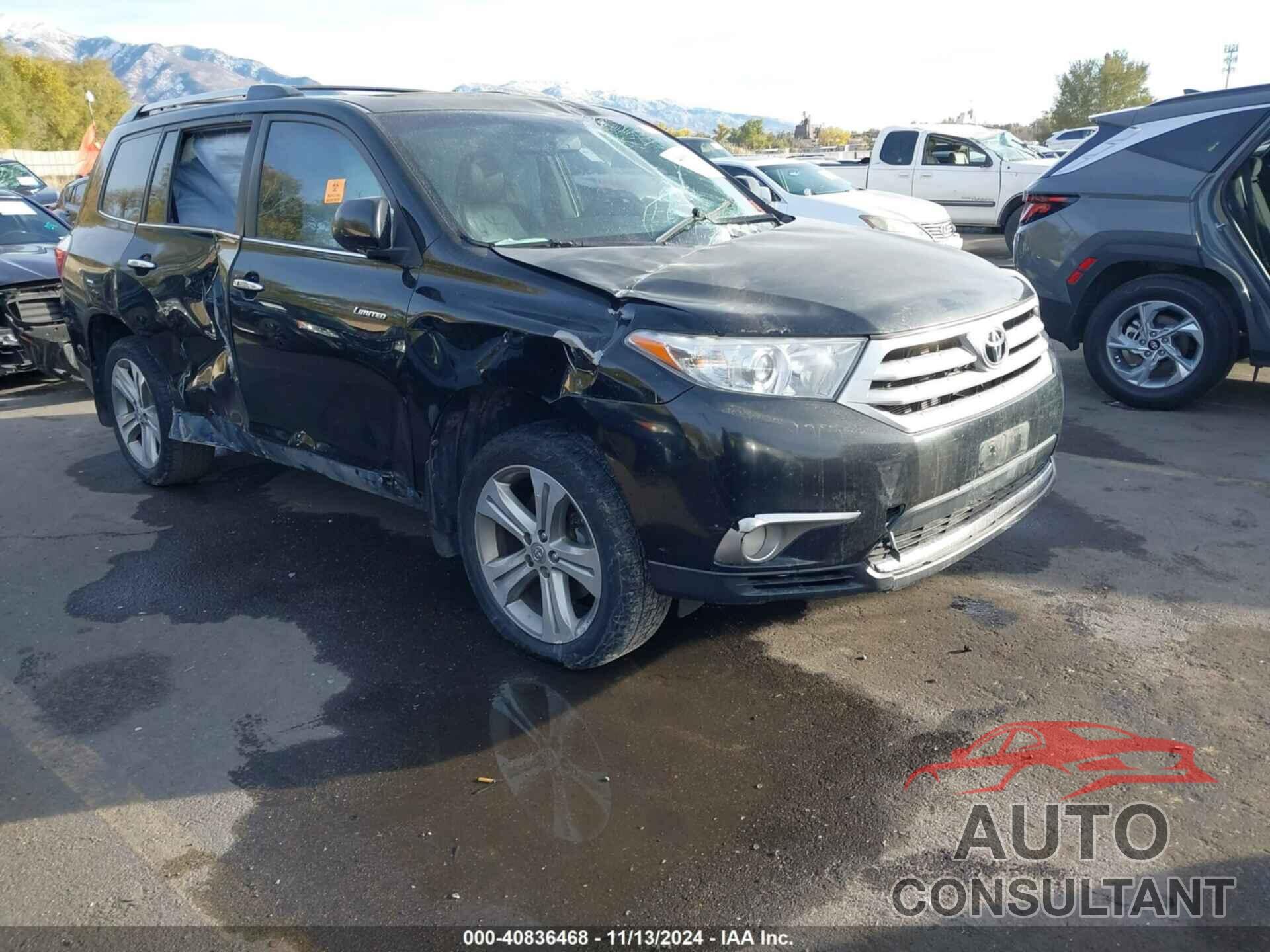 TOYOTA HIGHLANDER 2011 - 5TDDK3EH2BS086133