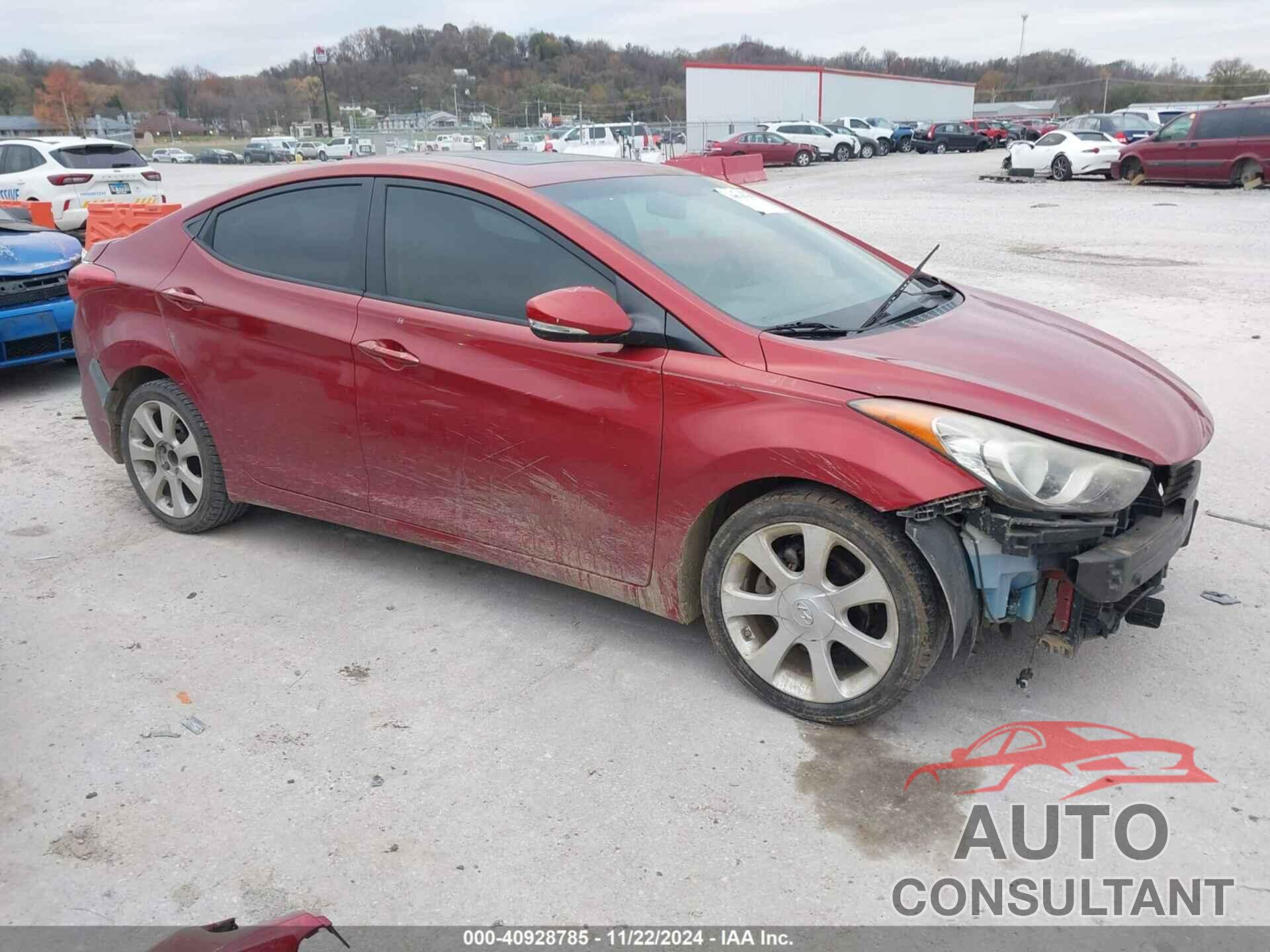 HYUNDAI ELANTRA 2011 - KMHDH4AE0BU126913