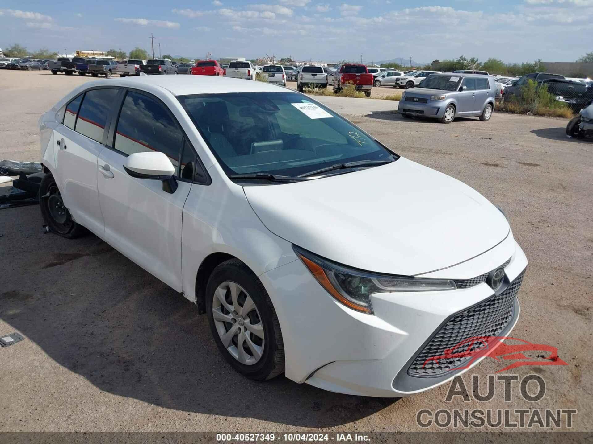 TOYOTA COROLLA 2020 - JTDEPRAE8LJ042642