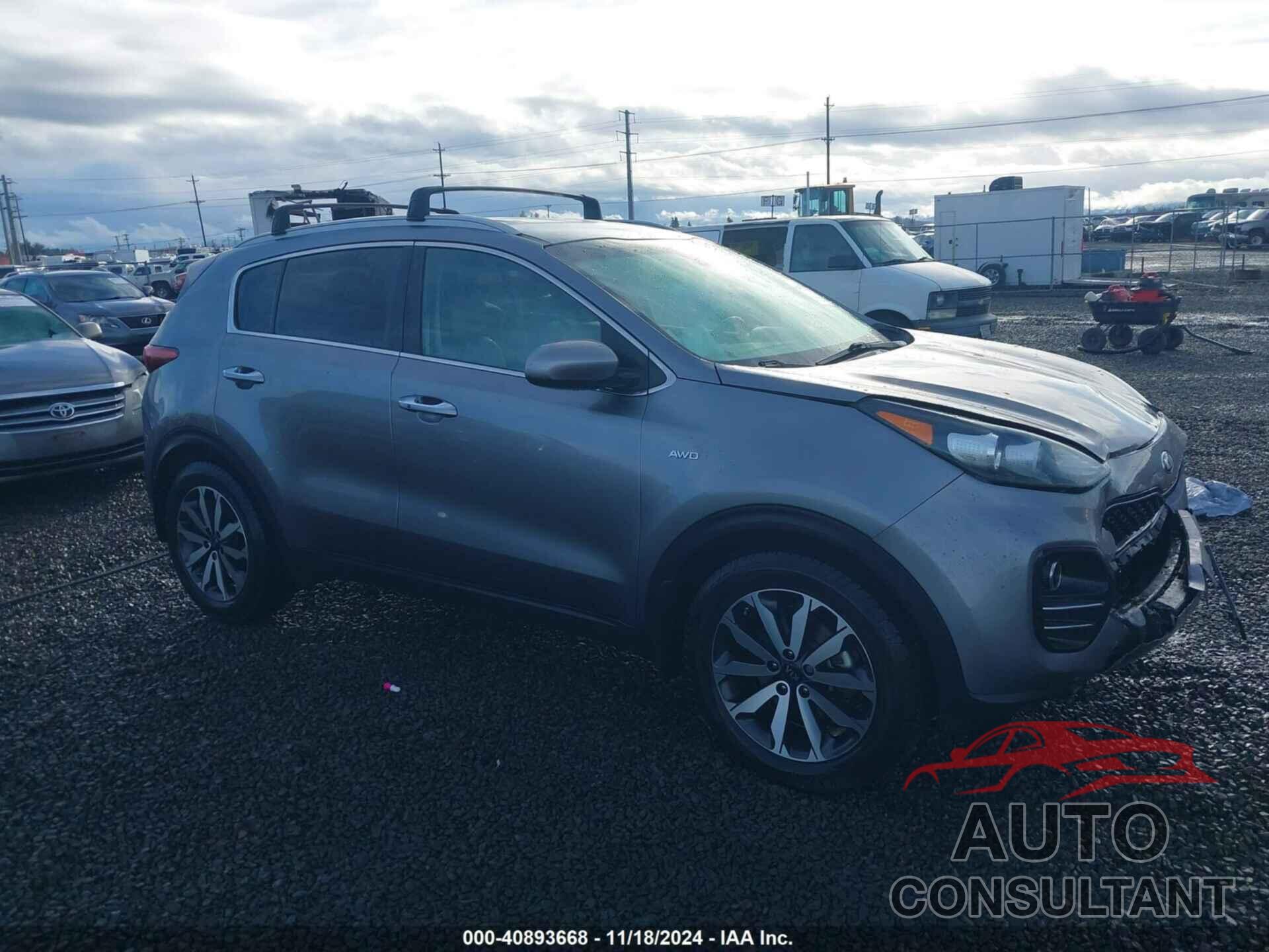 KIA SPORTAGE 2017 - KNDPNCAC1H7245144