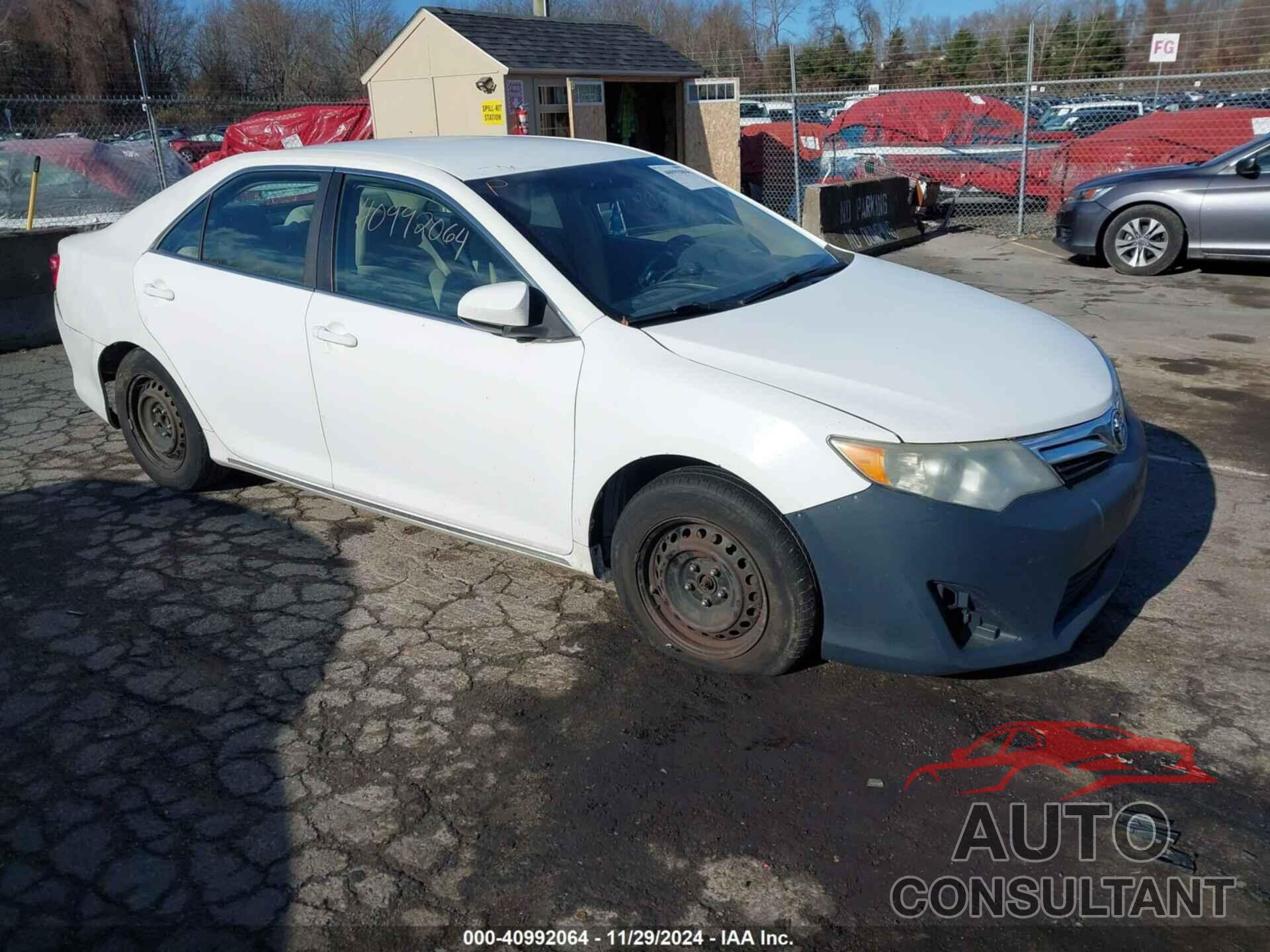 TOYOTA CAMRY 2012 - 4T1BF1FK7CU508514