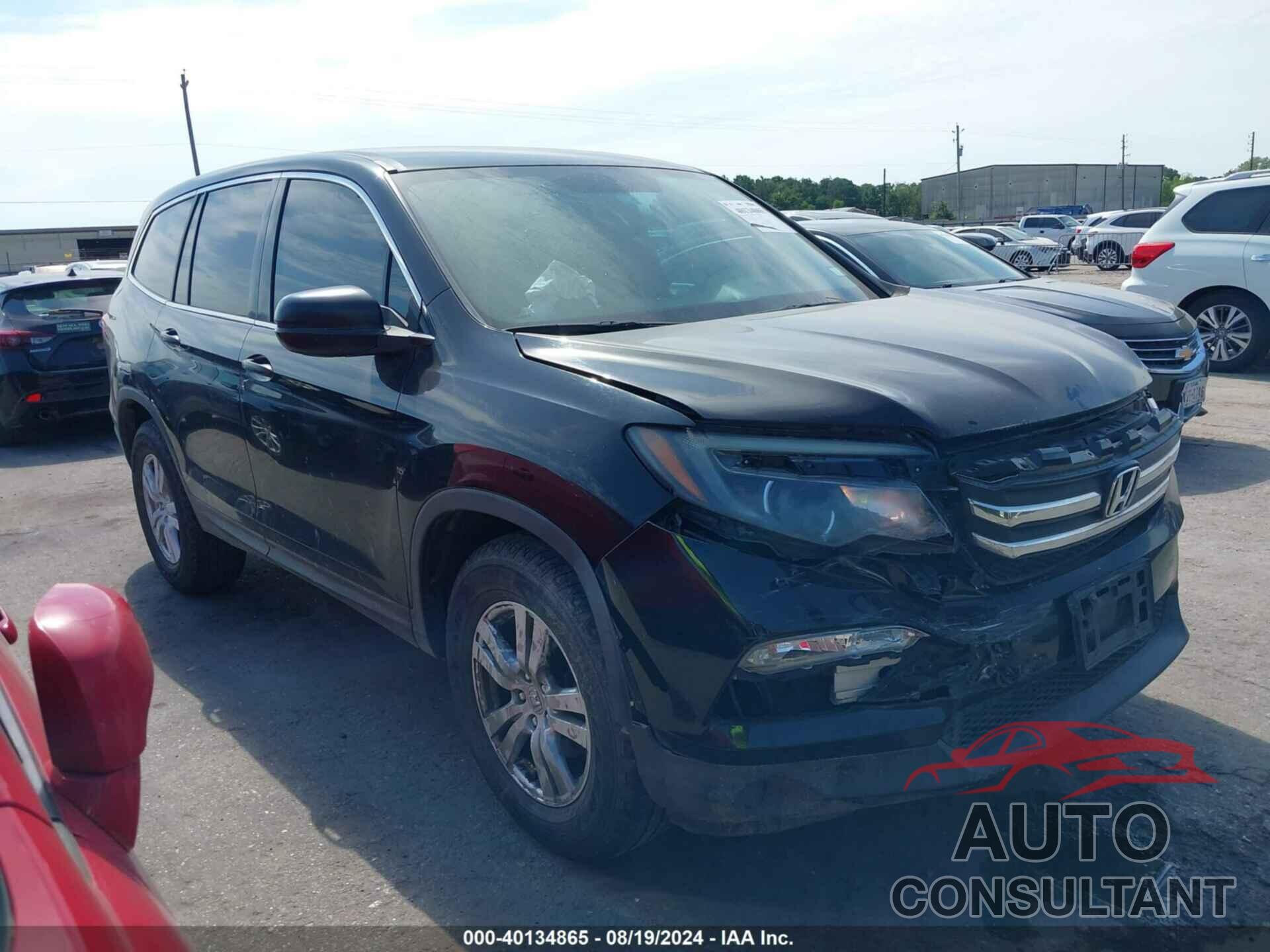 HONDA PILOT 2017 - 5FNYF5H19HB017419