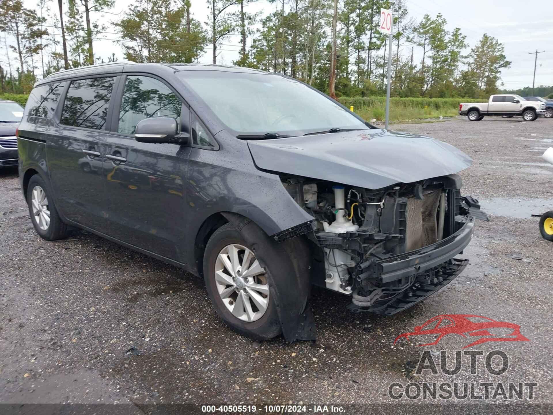 KIA SEDONA 2017 - KNDMB5C18H6281177