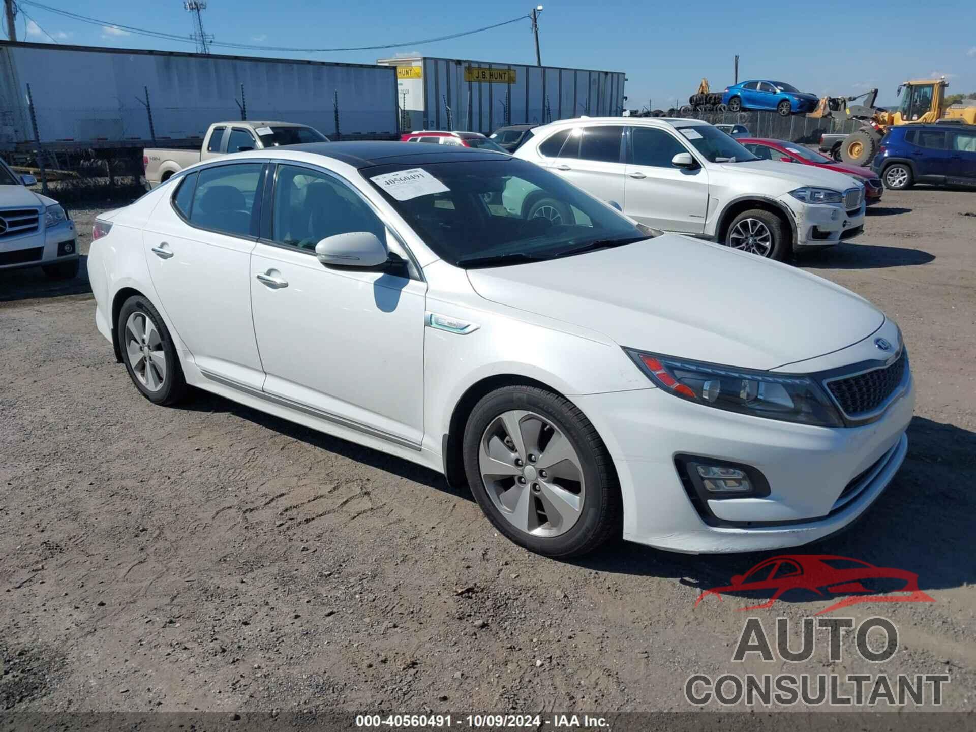 KIA OPTIMA HYBRID 2016 - KNAGN4AD6G5092718