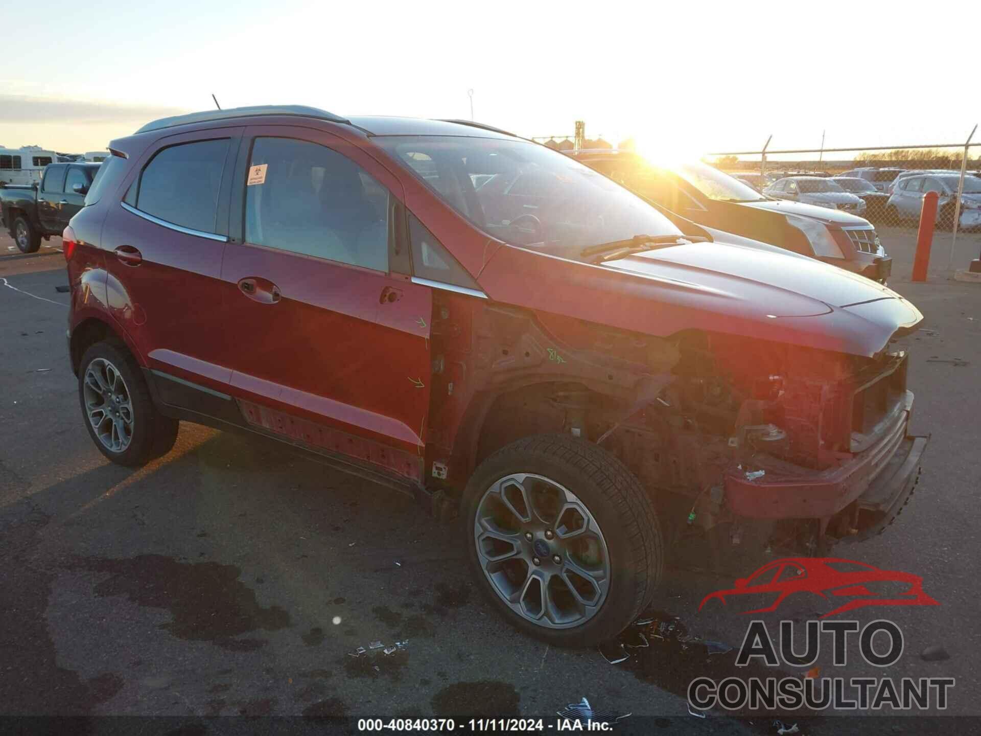 FORD ECOSPORT 2018 - MAJ6P1WL8JC160162