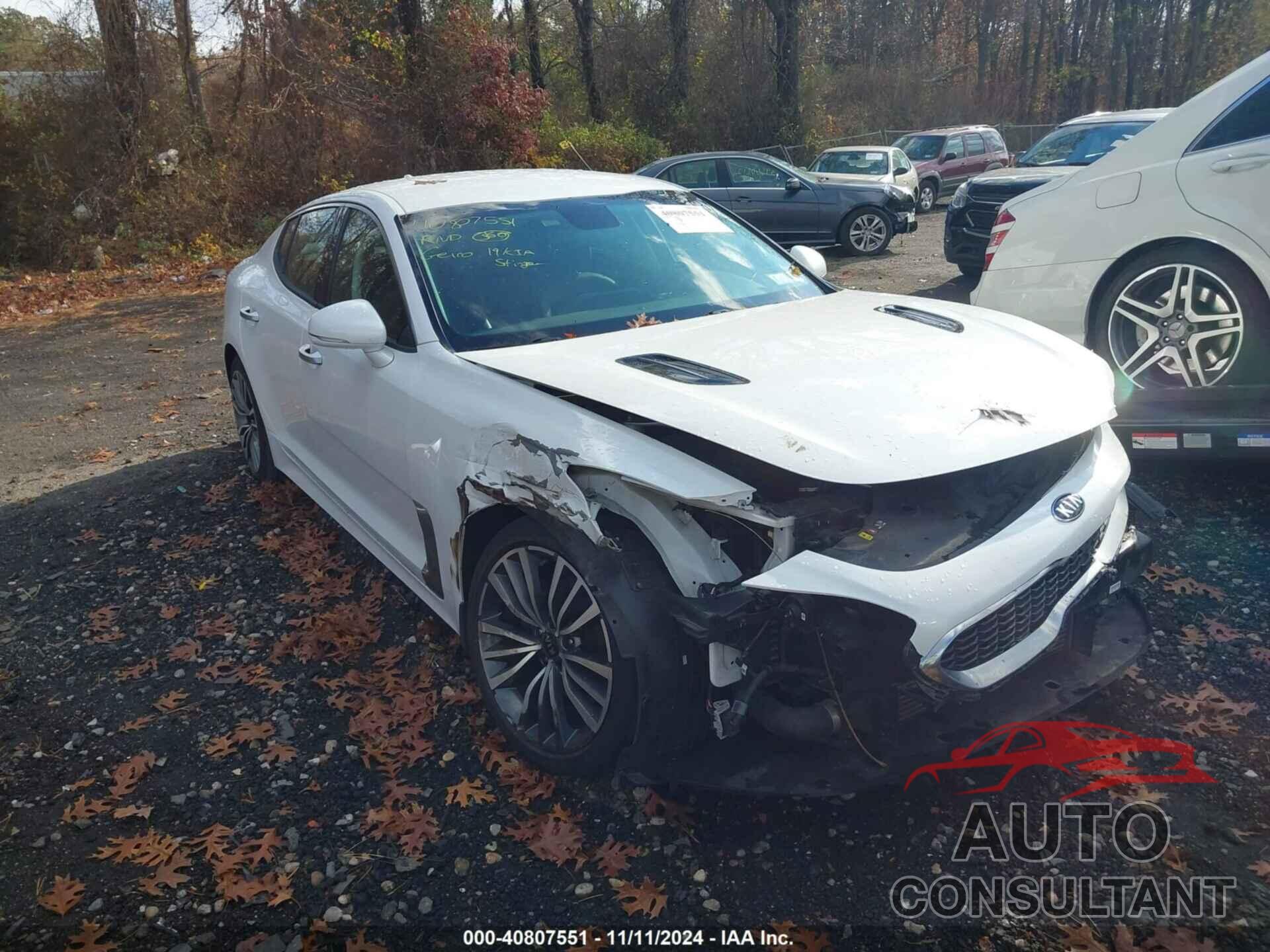 KIA STINGER 2019 - KNAE15LA1K6043666