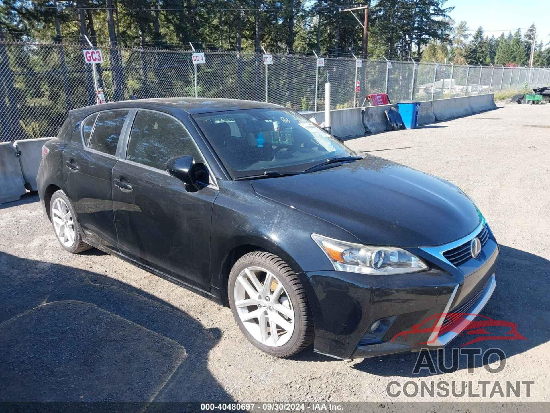 LEXUS CT 200H 2014 - JTHKD5BH2E2186518