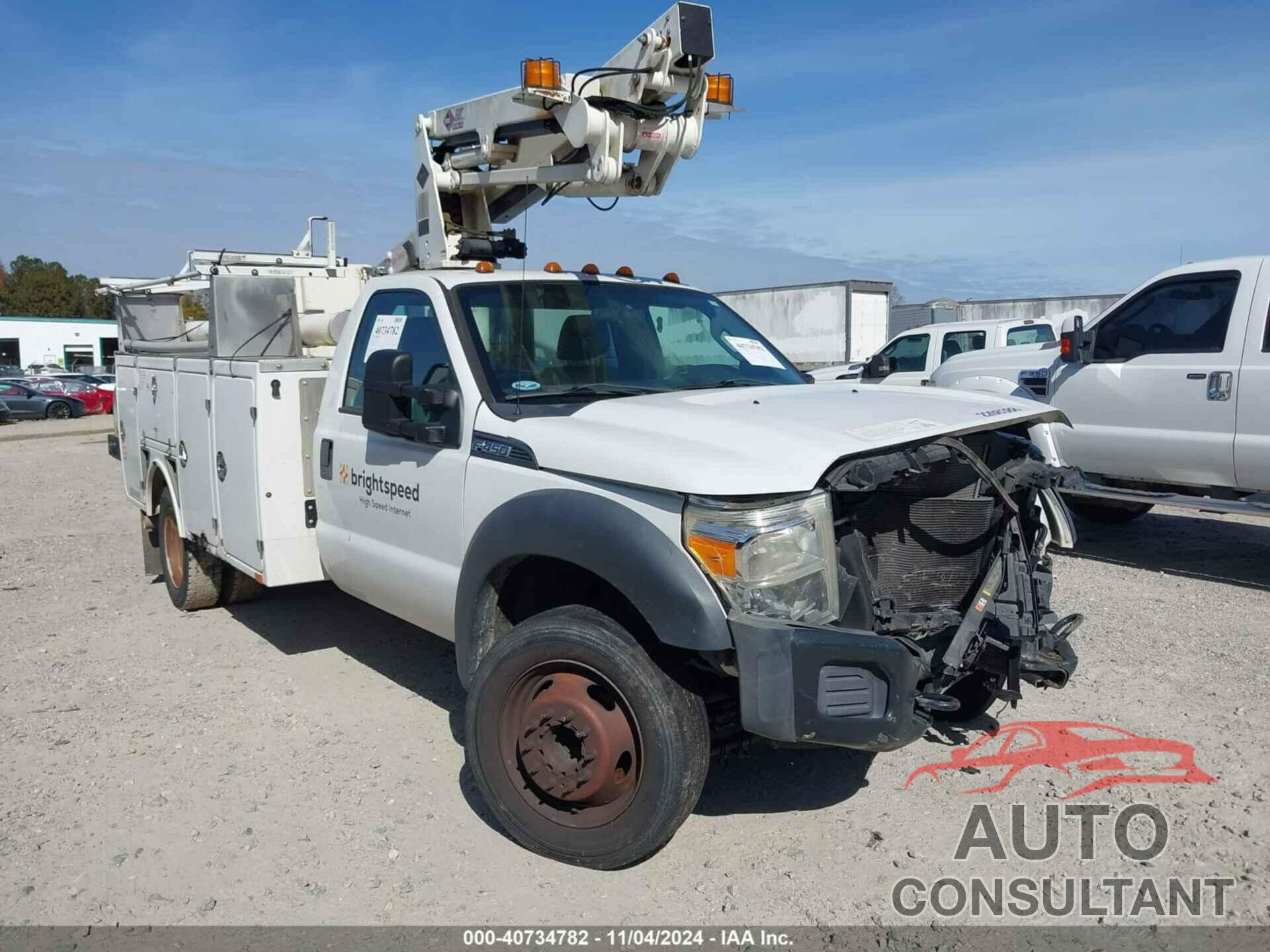FORD F-450 CHASSIS 2016 - 1FDUF4GY7GEA15557