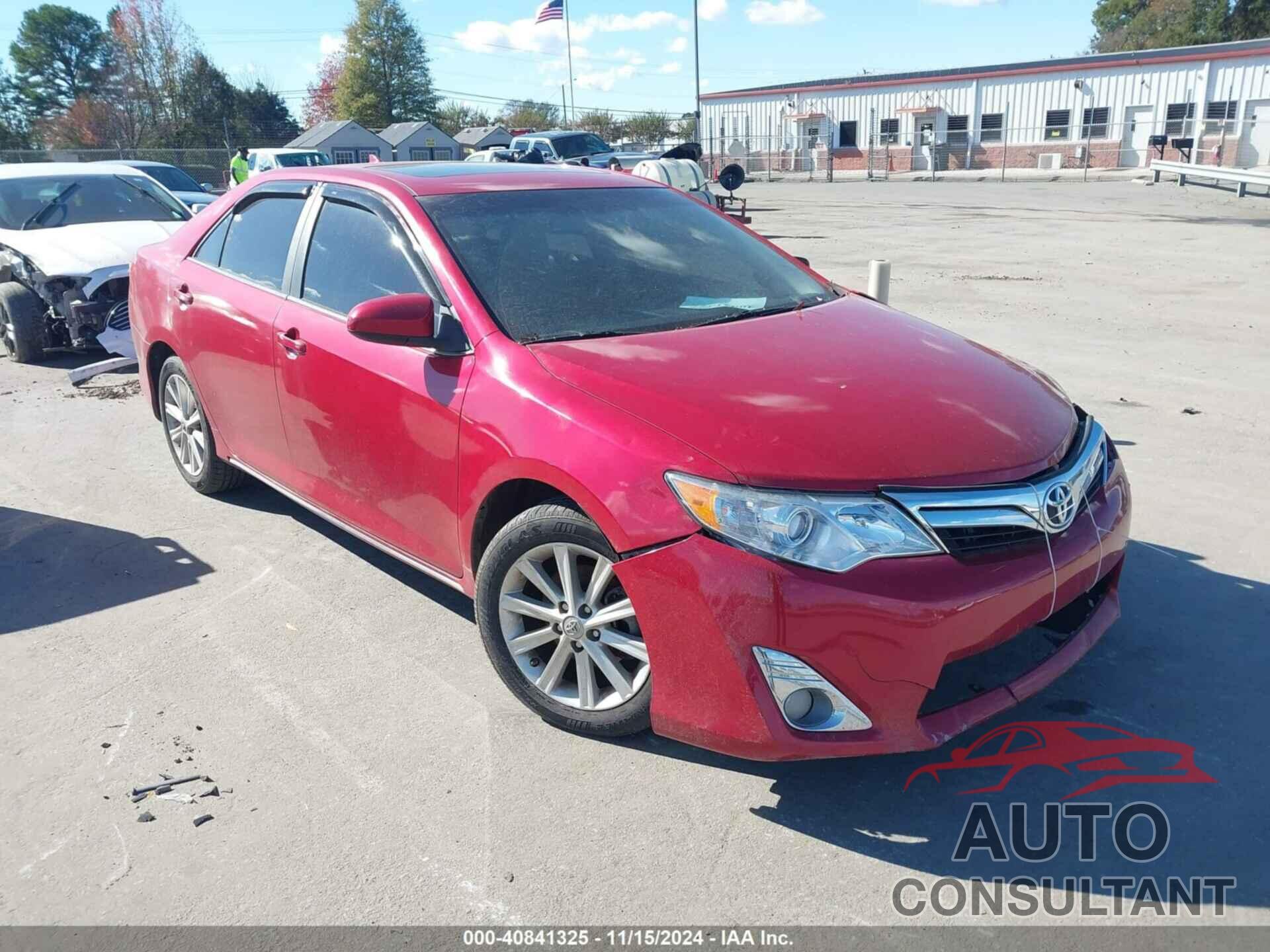 TOYOTA CAMRY 2012 - 4T1BK1FK0CU515350
