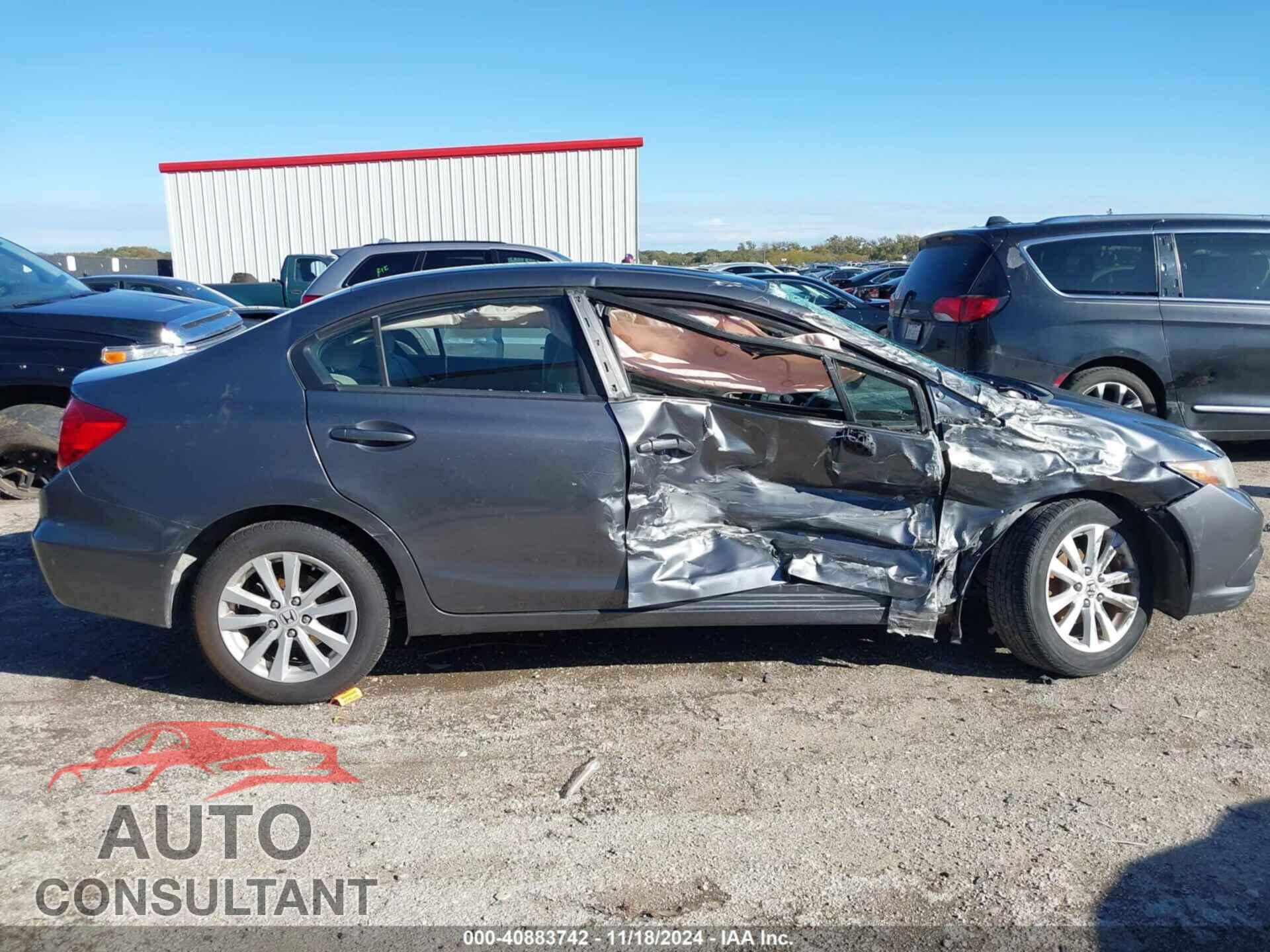 HONDA CIVIC 2012 - 19XFB2F87CE058826