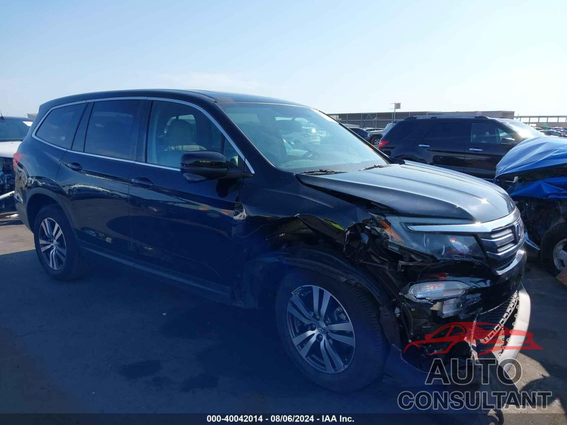 HONDA PILOT 2017 - 5FNYF6H58HB104494